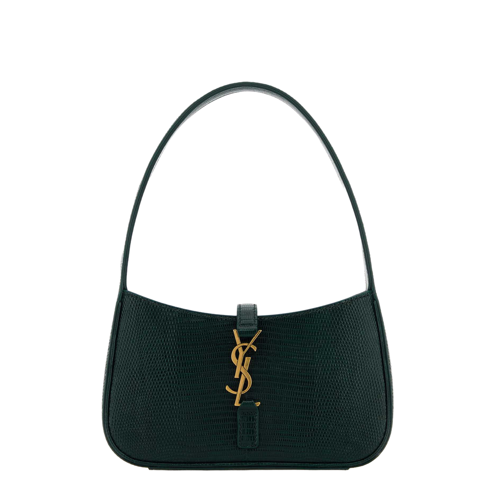 Le 5 à 7 Mini Leather Shoulder Bags - Bottle Green - Image 1
