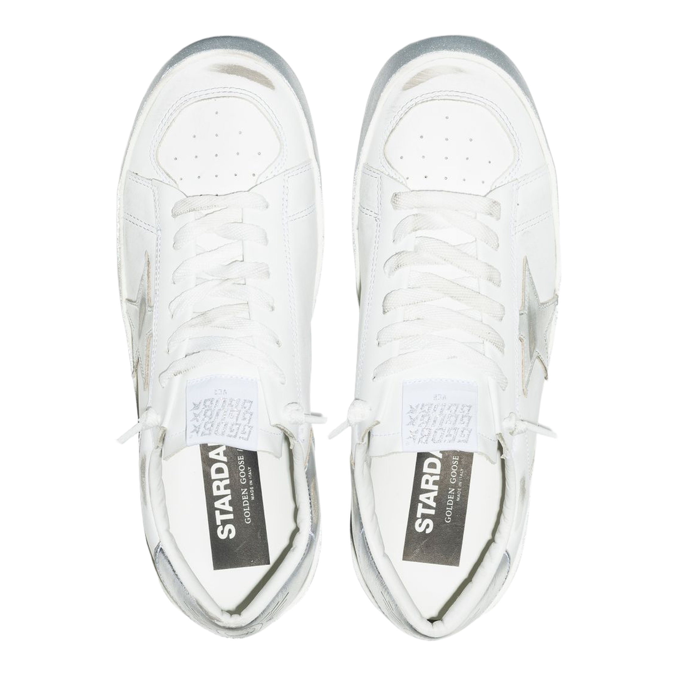 Stardan Leather Upper Laminated Sneakers, Brand - Image 8