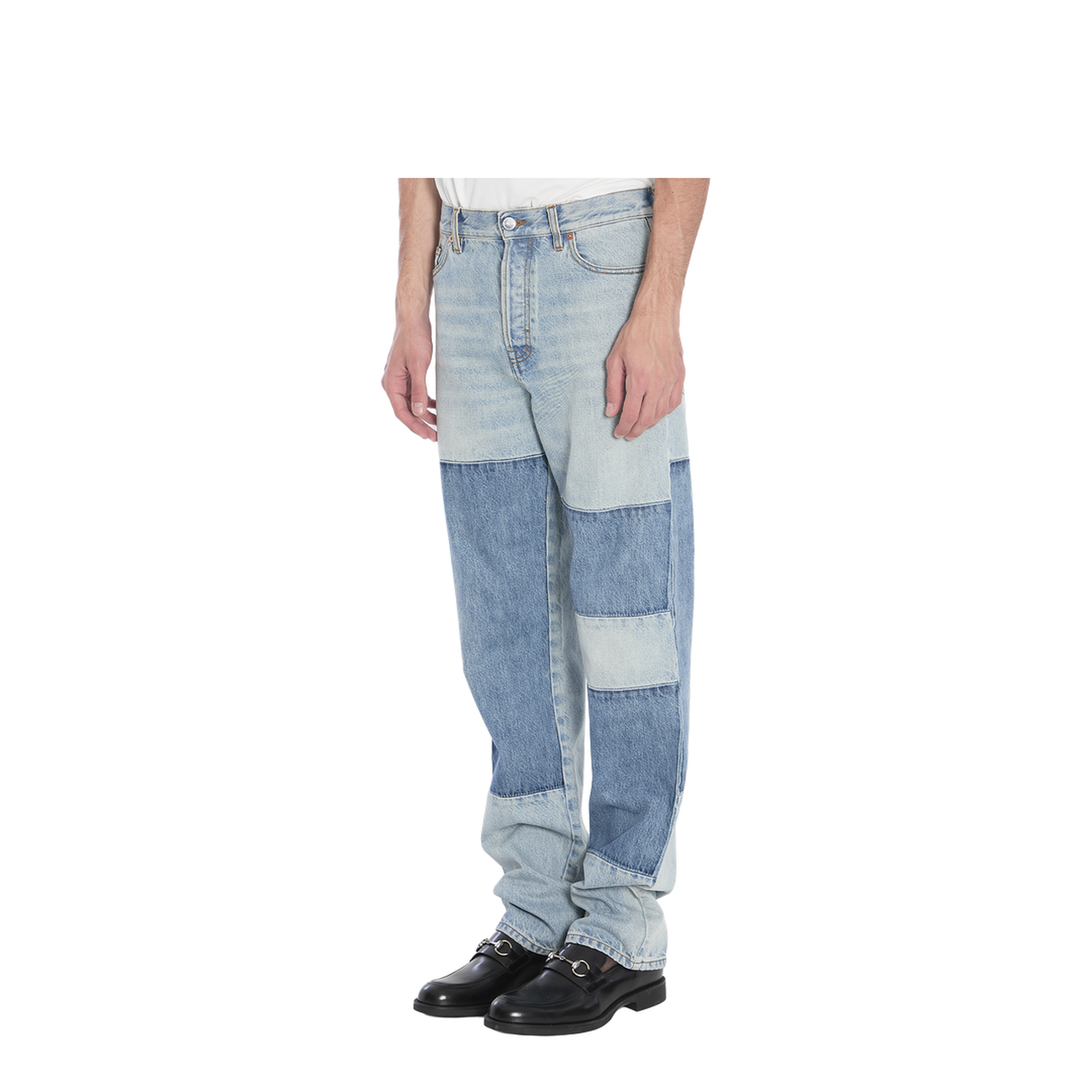 Patchwork Denim Jeans - Image 2