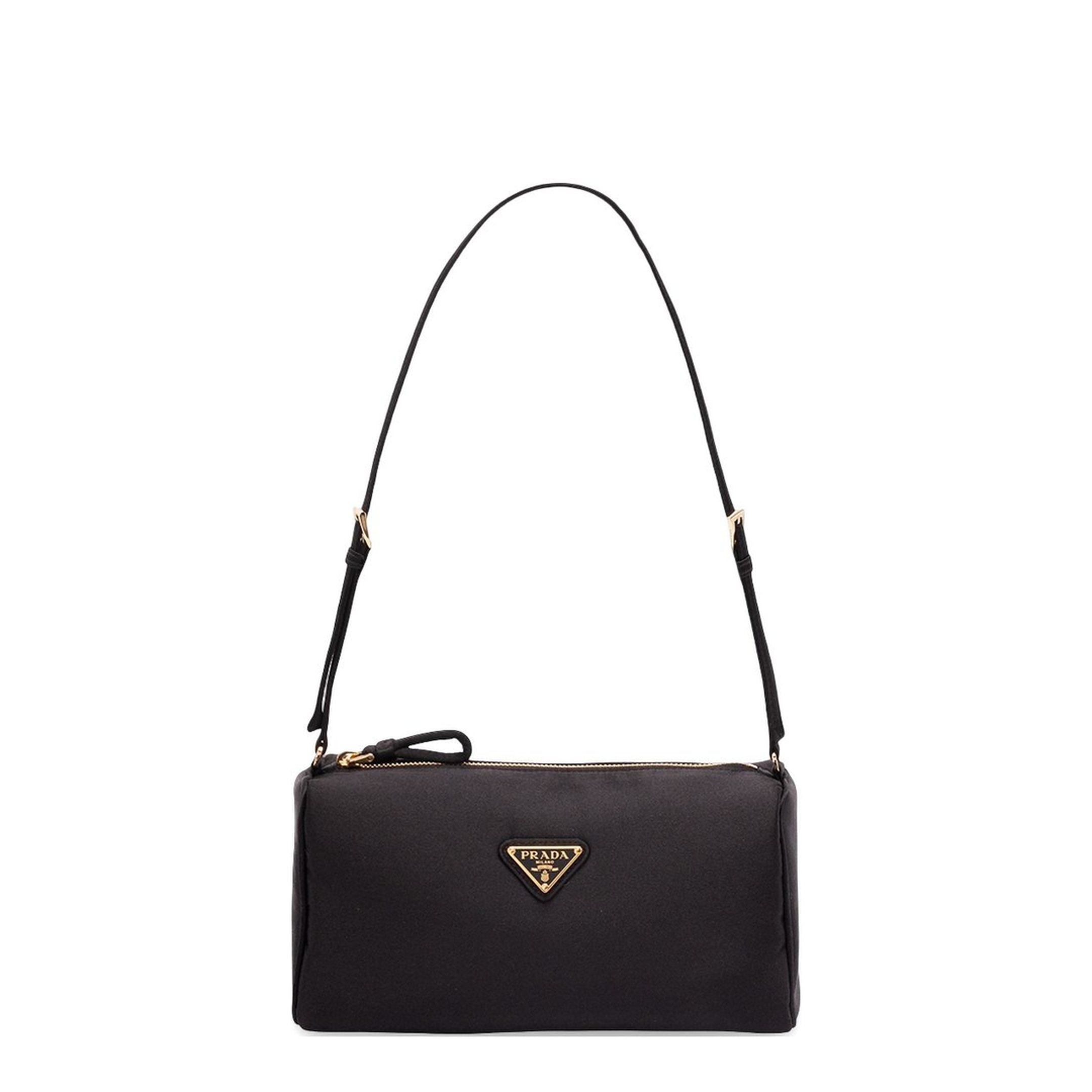 Black Satin Pouch - Image 1