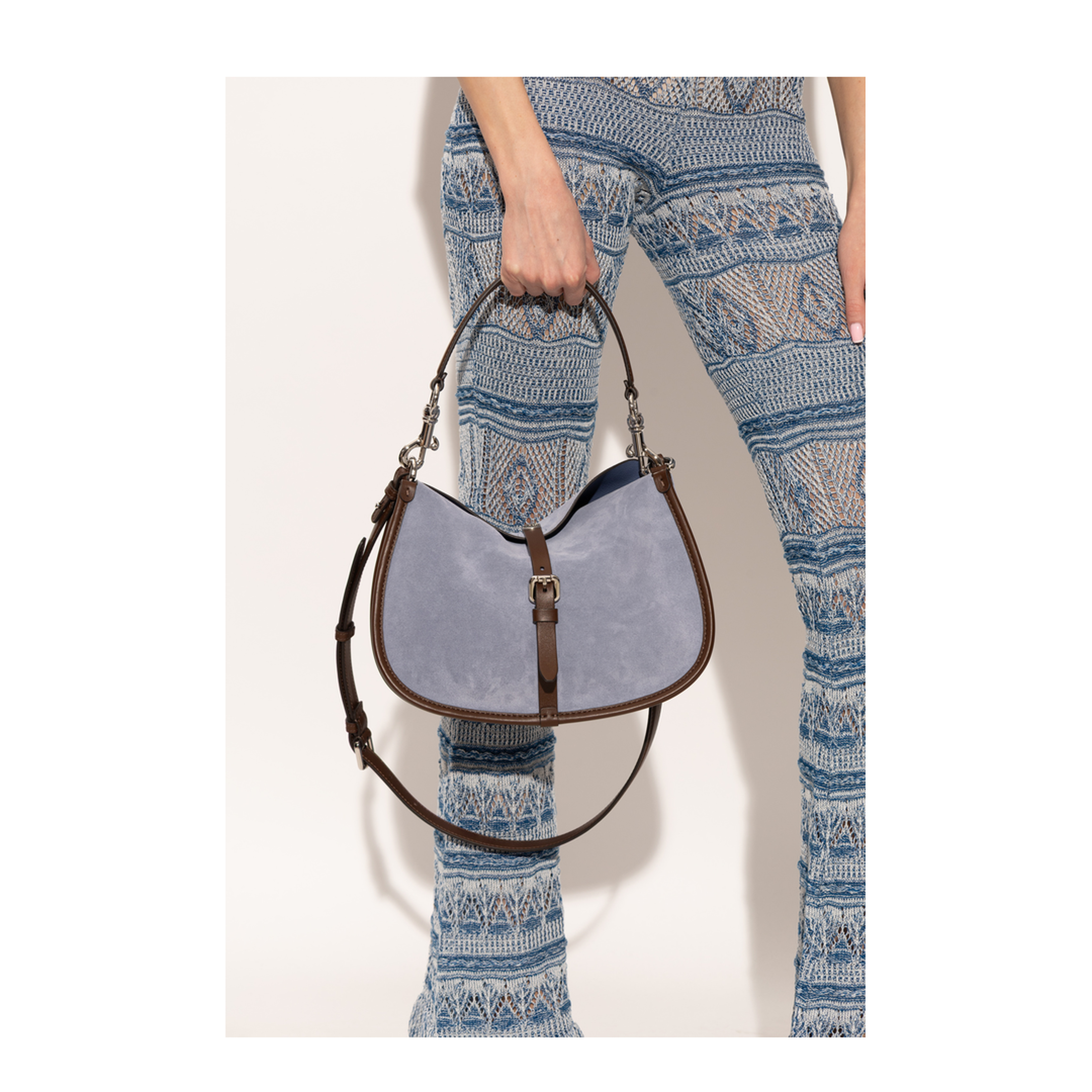 Suede Shoulder Bag - Image 2