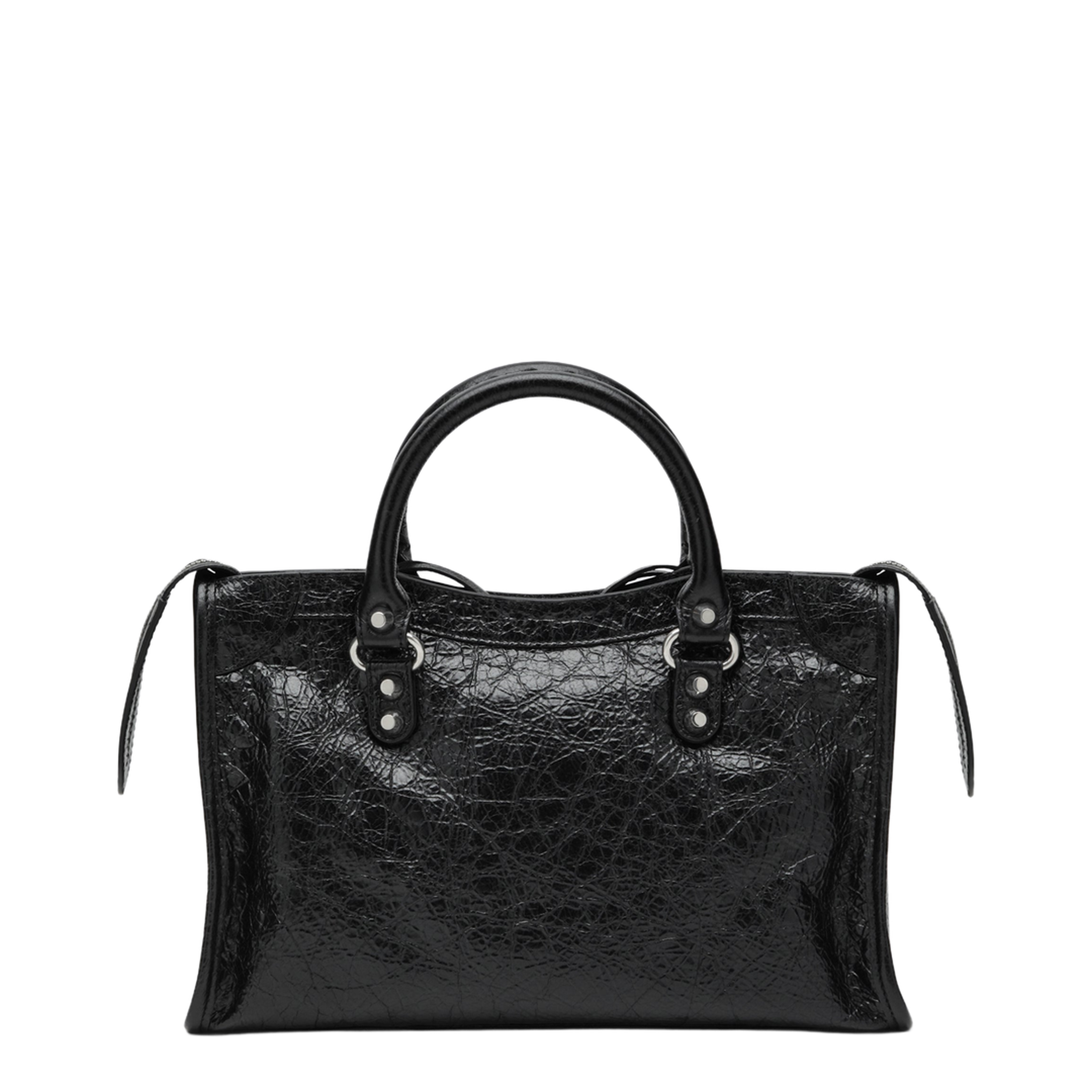 Le City Small Lambskin Top-Handle Bag - Black - Image 2