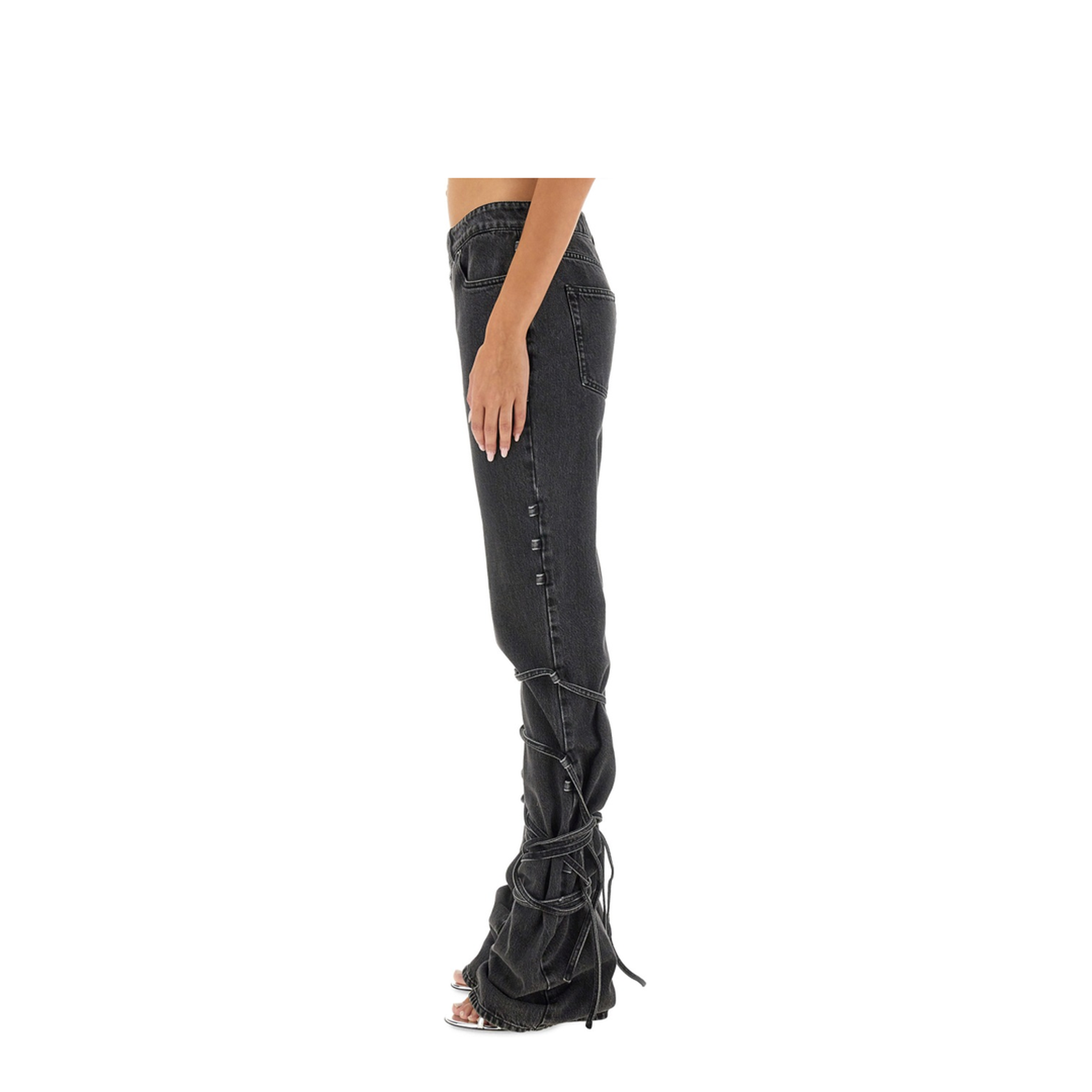JEANS WITH KNOTTED DETAIL - Image 4