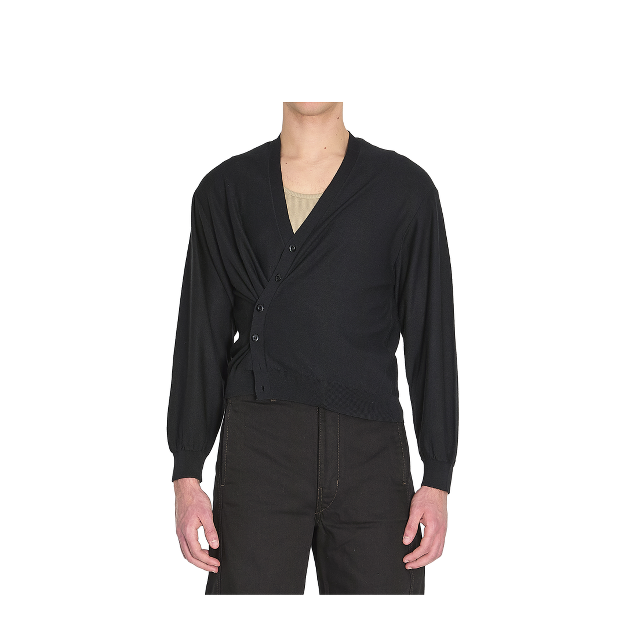 Relaxed Twisted Cardigan - Image 1