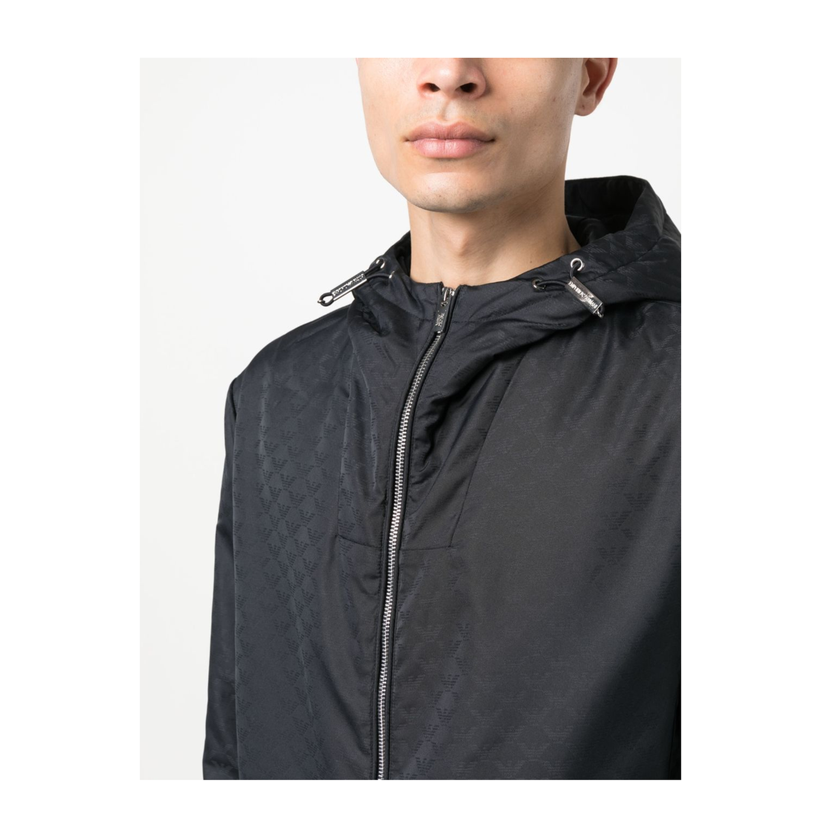 Allover Logo Down Jacket - Image 4