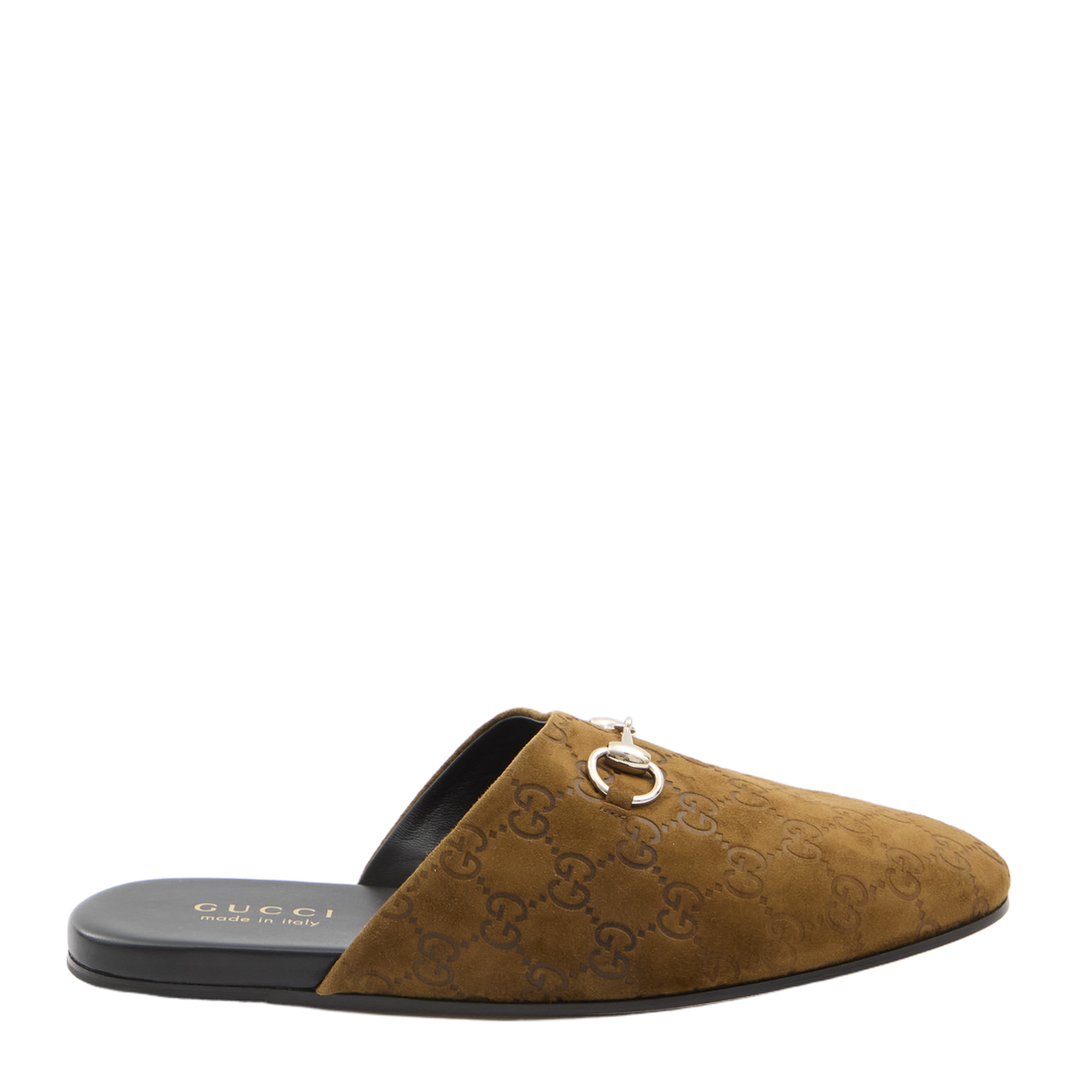 Horsebit Mule Brown Suede - Image 1