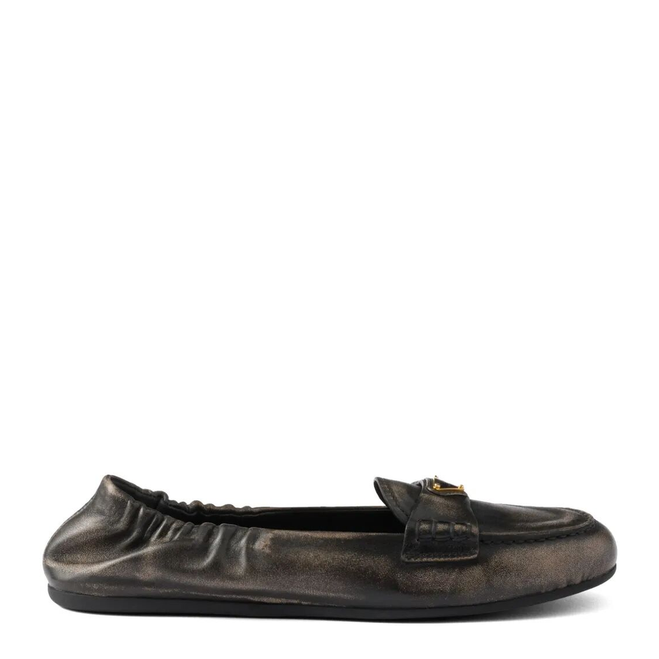 Deconstructed and Flexible Nappa Leather Loafers - Image 1