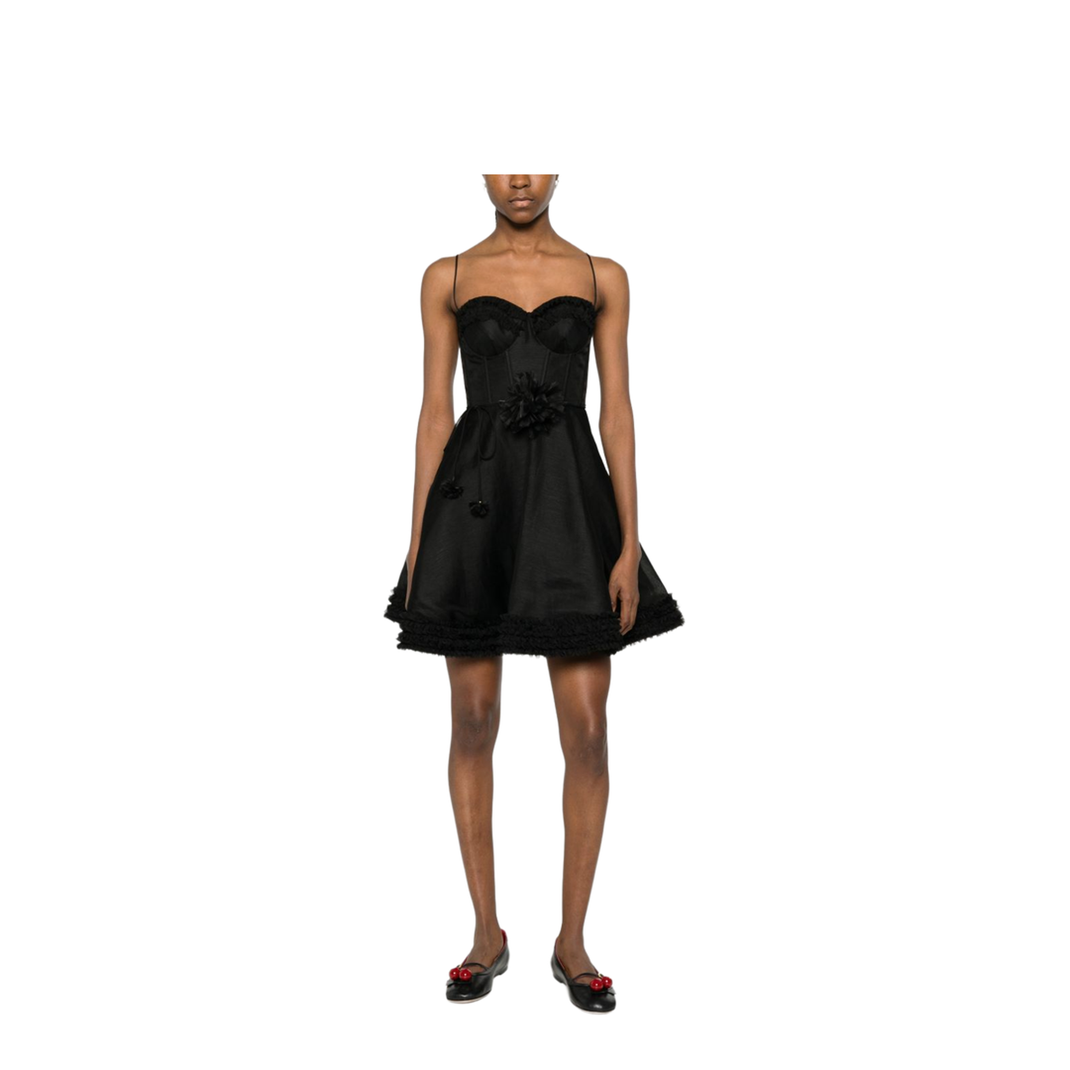 Luna Ruffle Mini Dress - Image 5