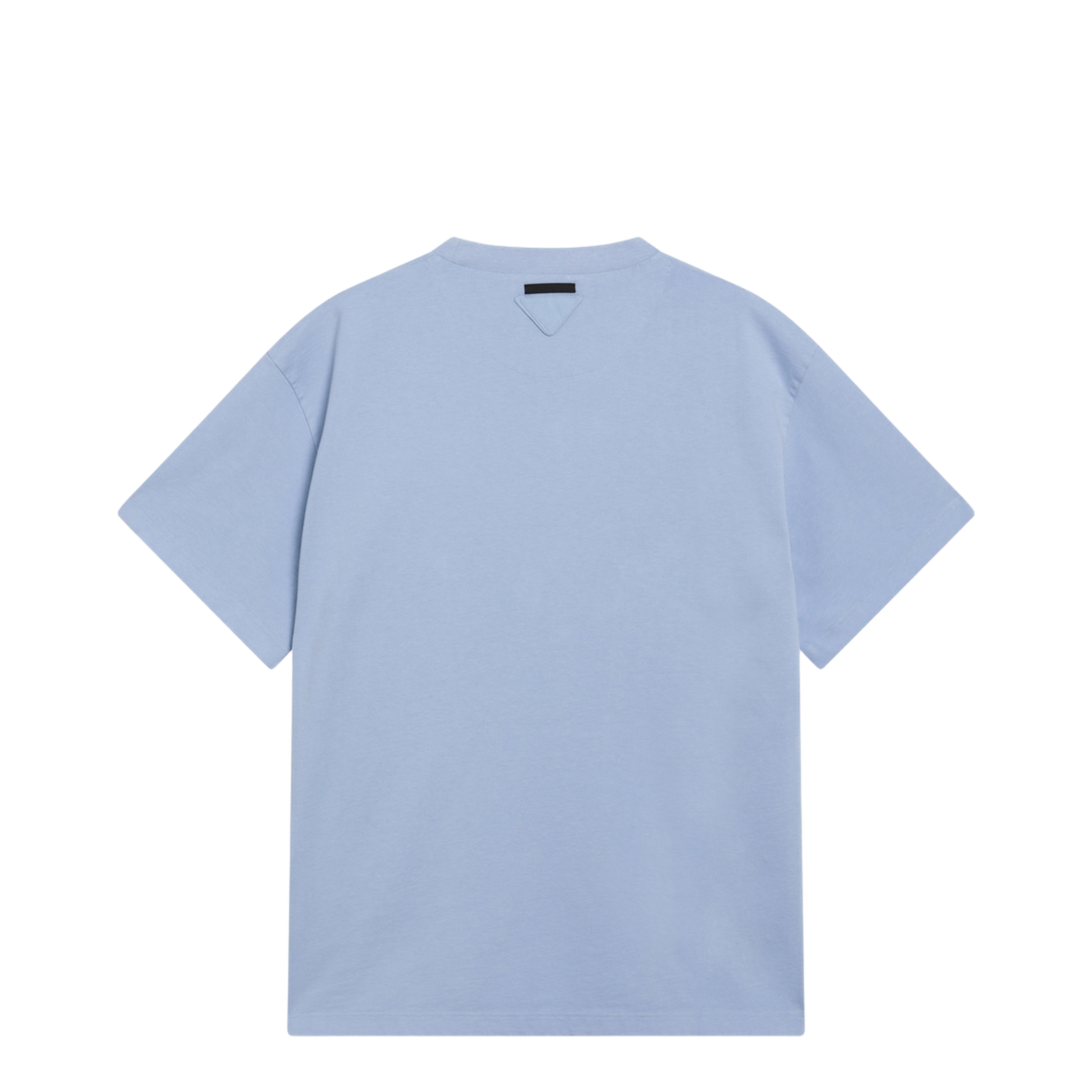 Sky Blue Cotton T-Shirt - Image 2