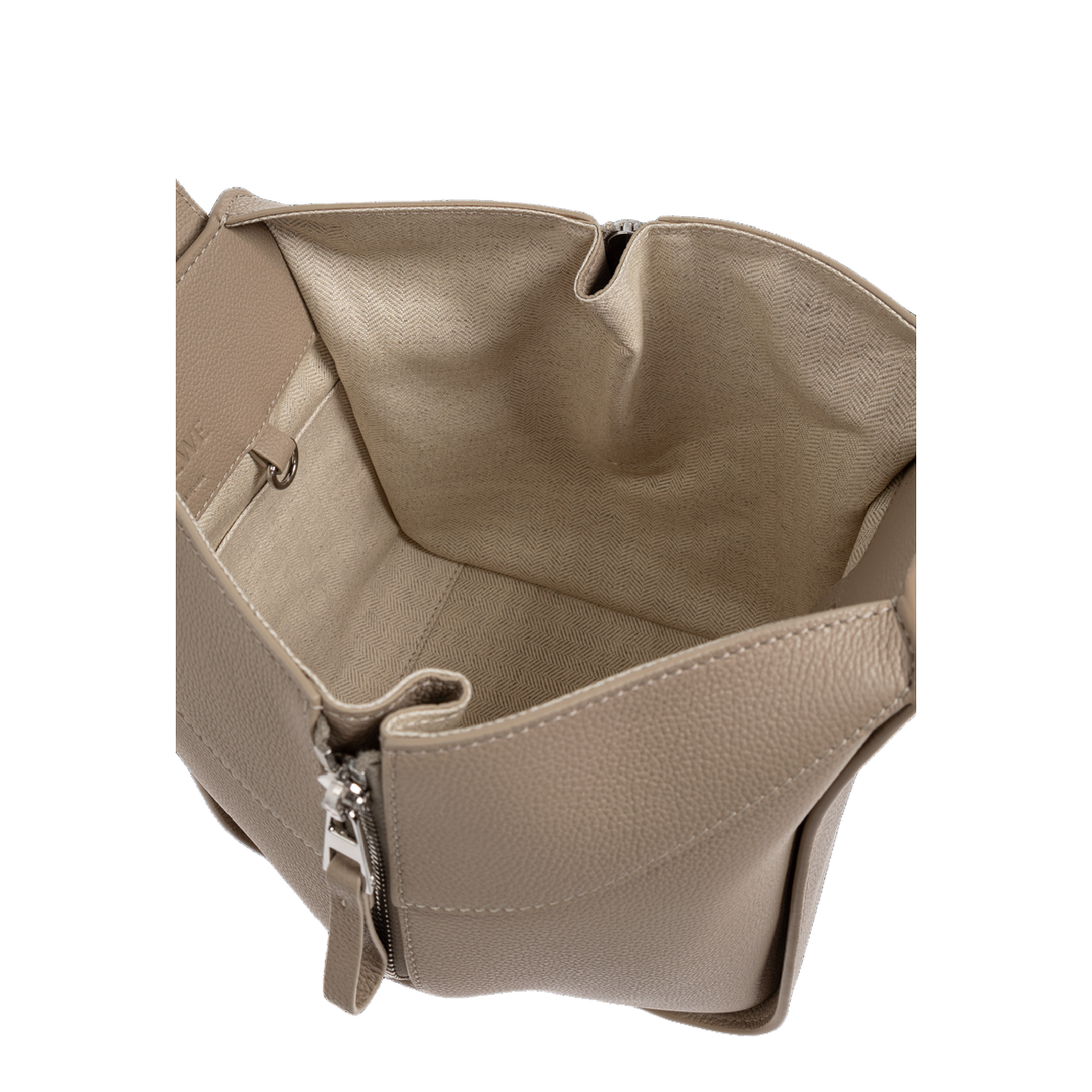Compact Hammock Small Soft Grained Calf Handbag - Clay - Image 5
