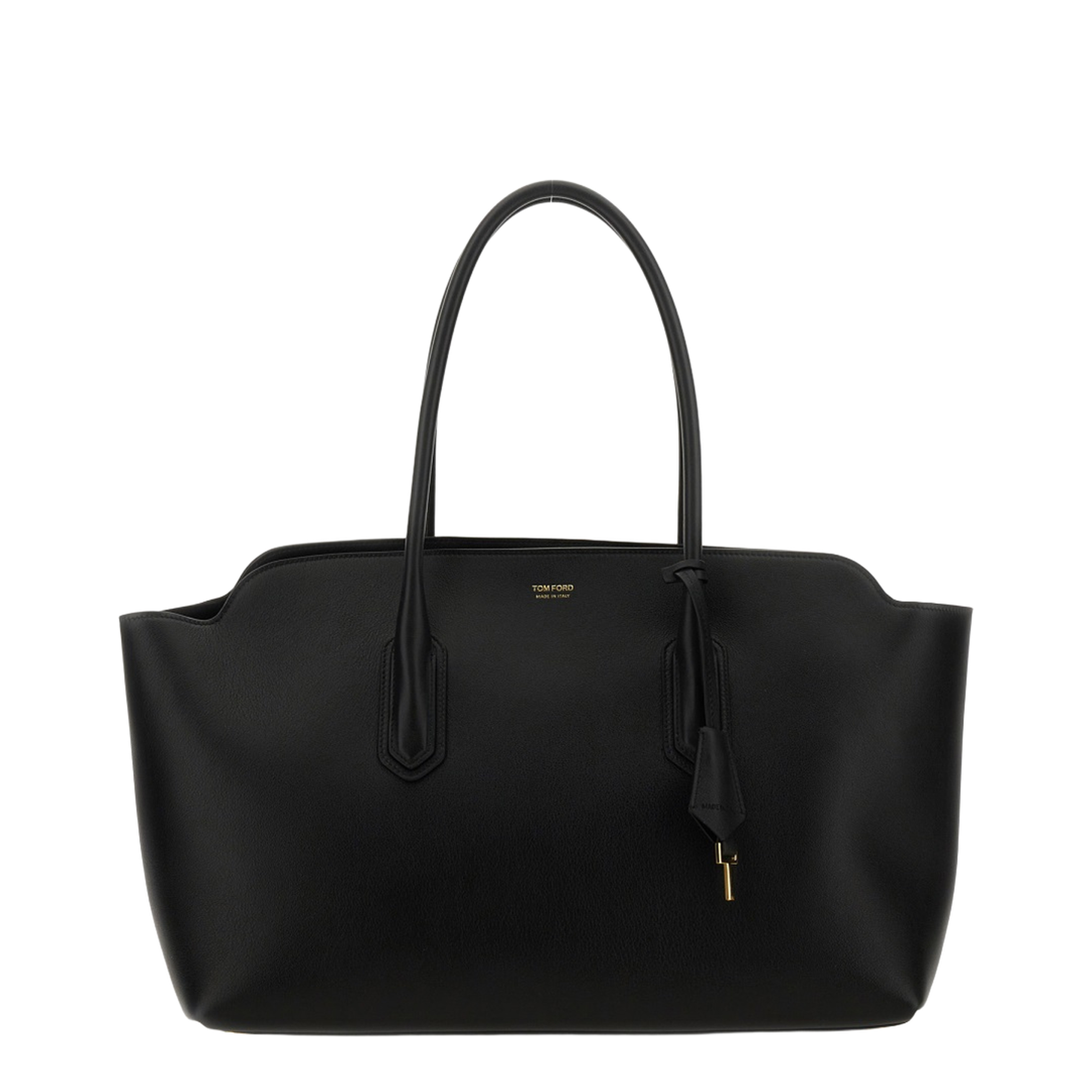 Alexander Grande Calfskin Tote - Black - Image 1