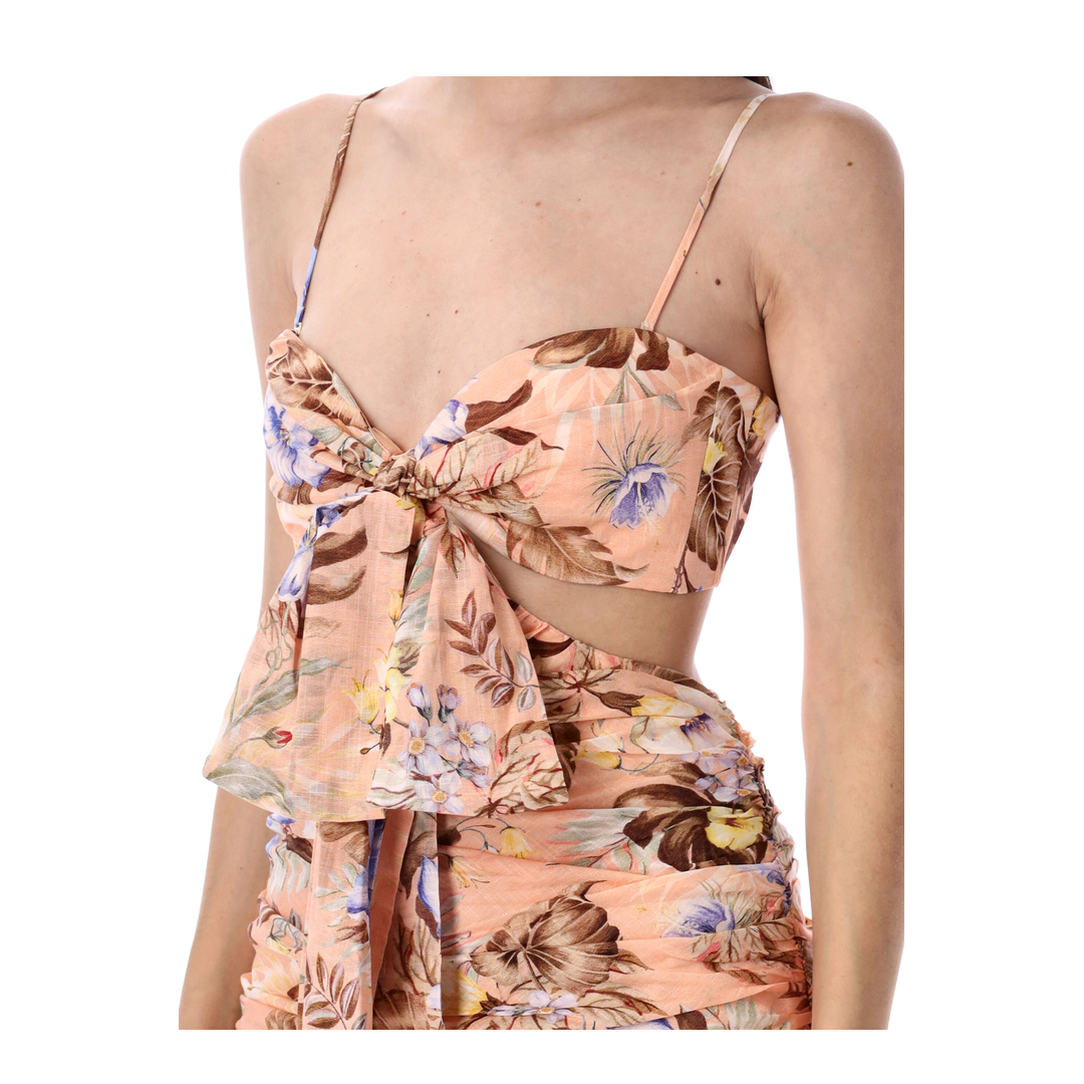 Coco Printed Cotton Mini Dress - Image 3