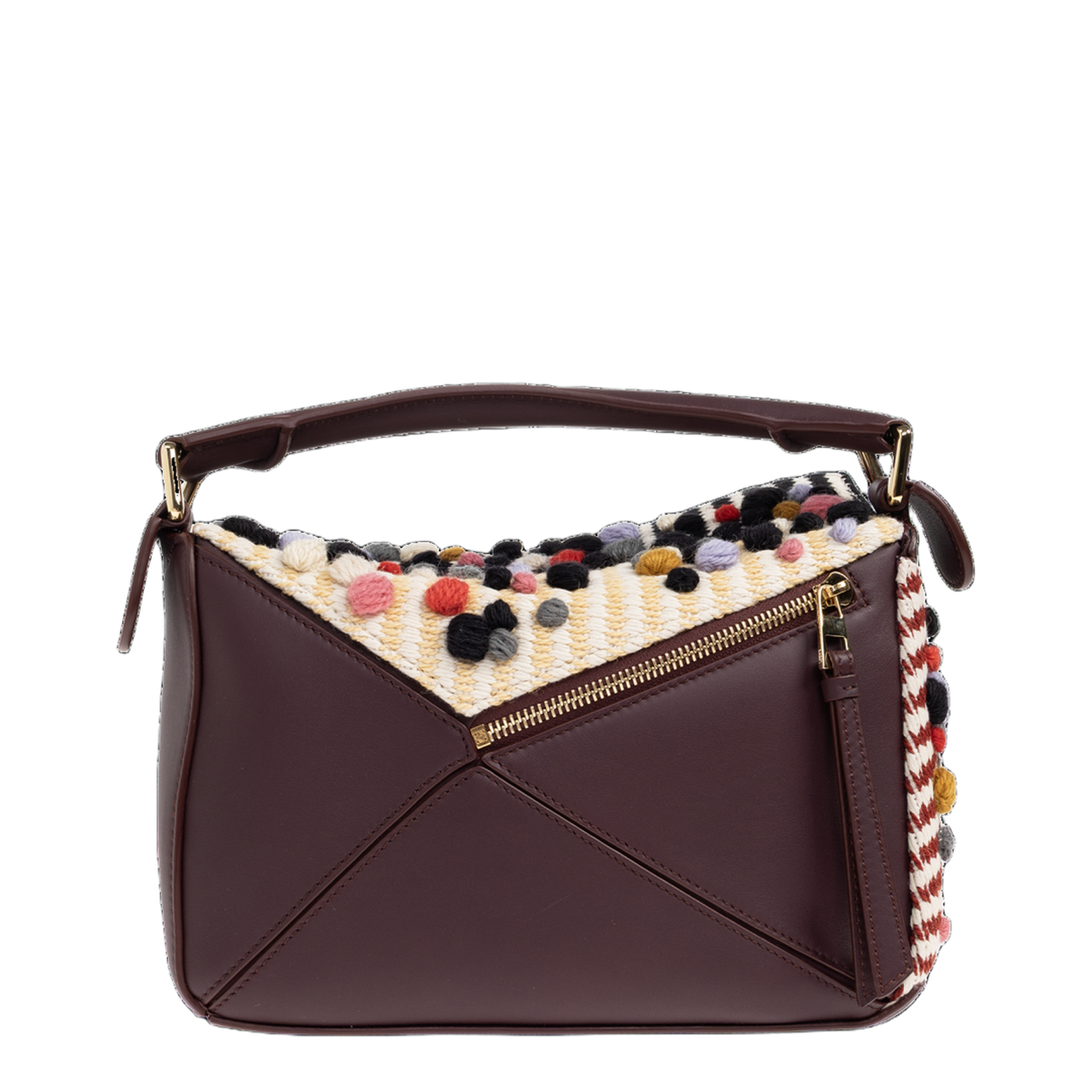 Puzzle Dotted Small Hand Bag - Image 3