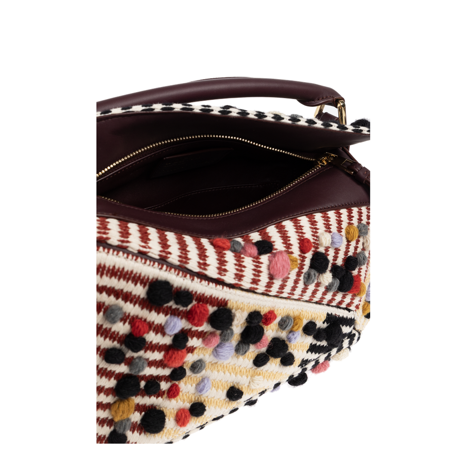 Puzzle Dotted Small Hand Bag - Image 5
