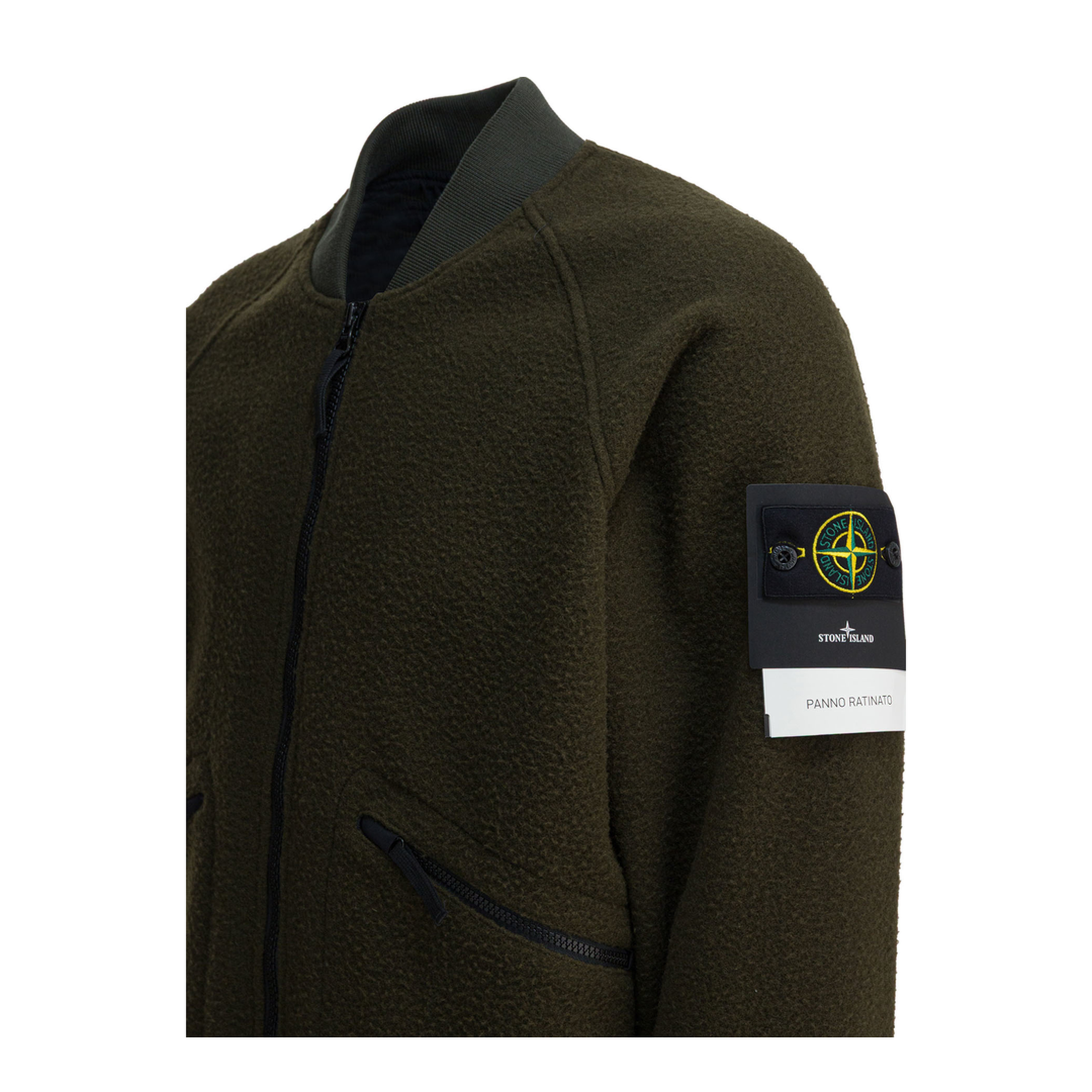 Waterproof Wool And Nylon Bomber Jacket - Image 4