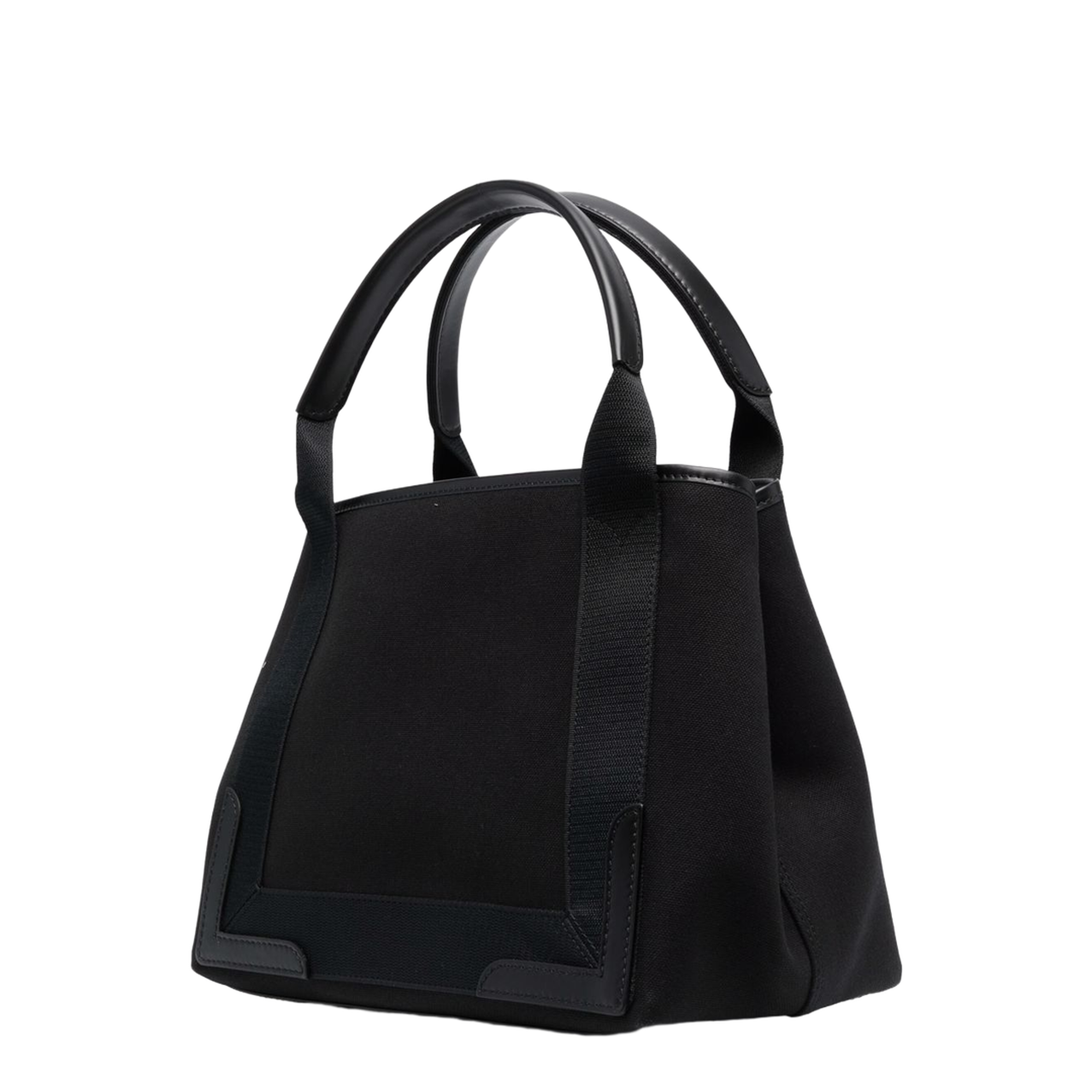 Cabas Small Top Handle Bag, silver hardware - Image 5