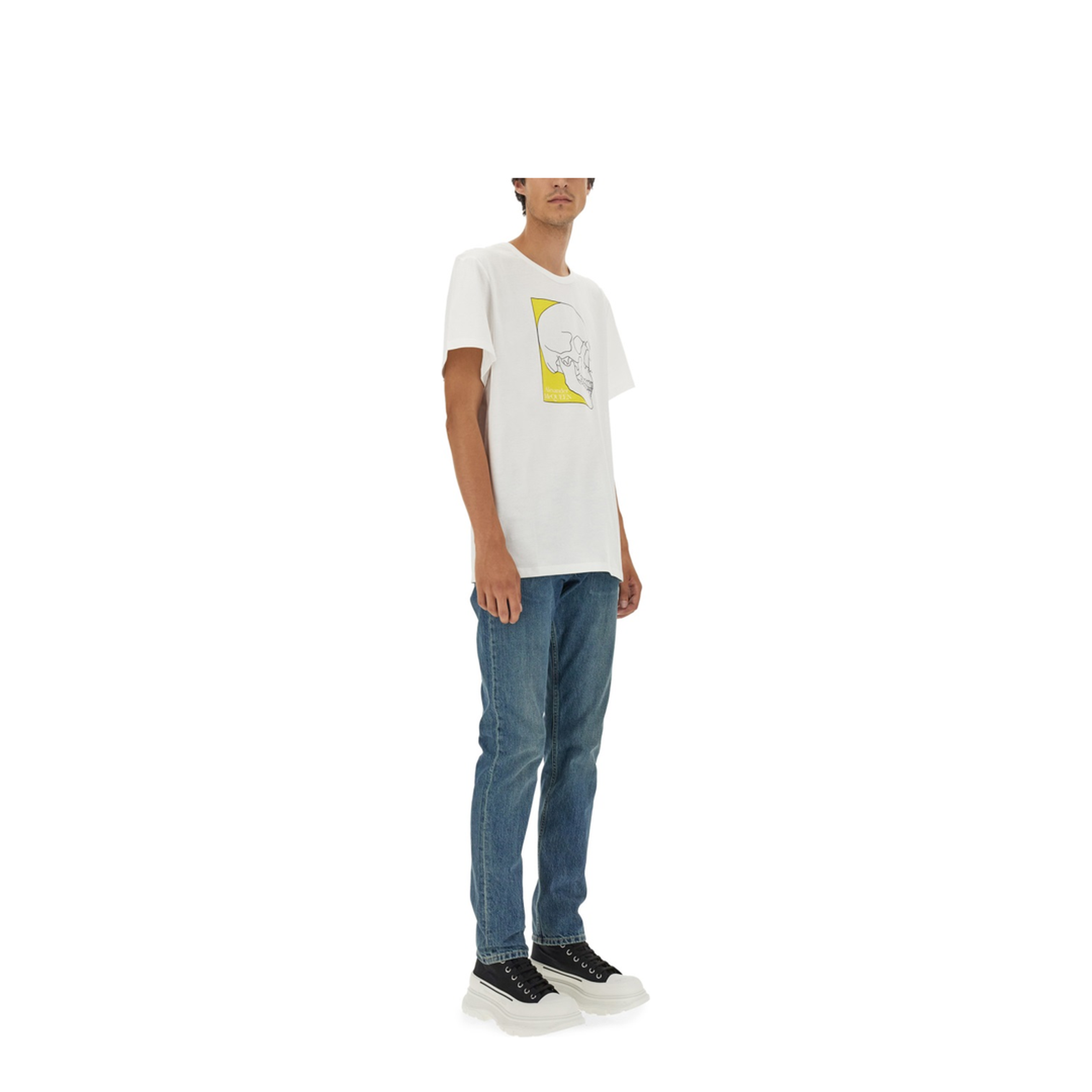Skull Print T-Shirt - Image 2