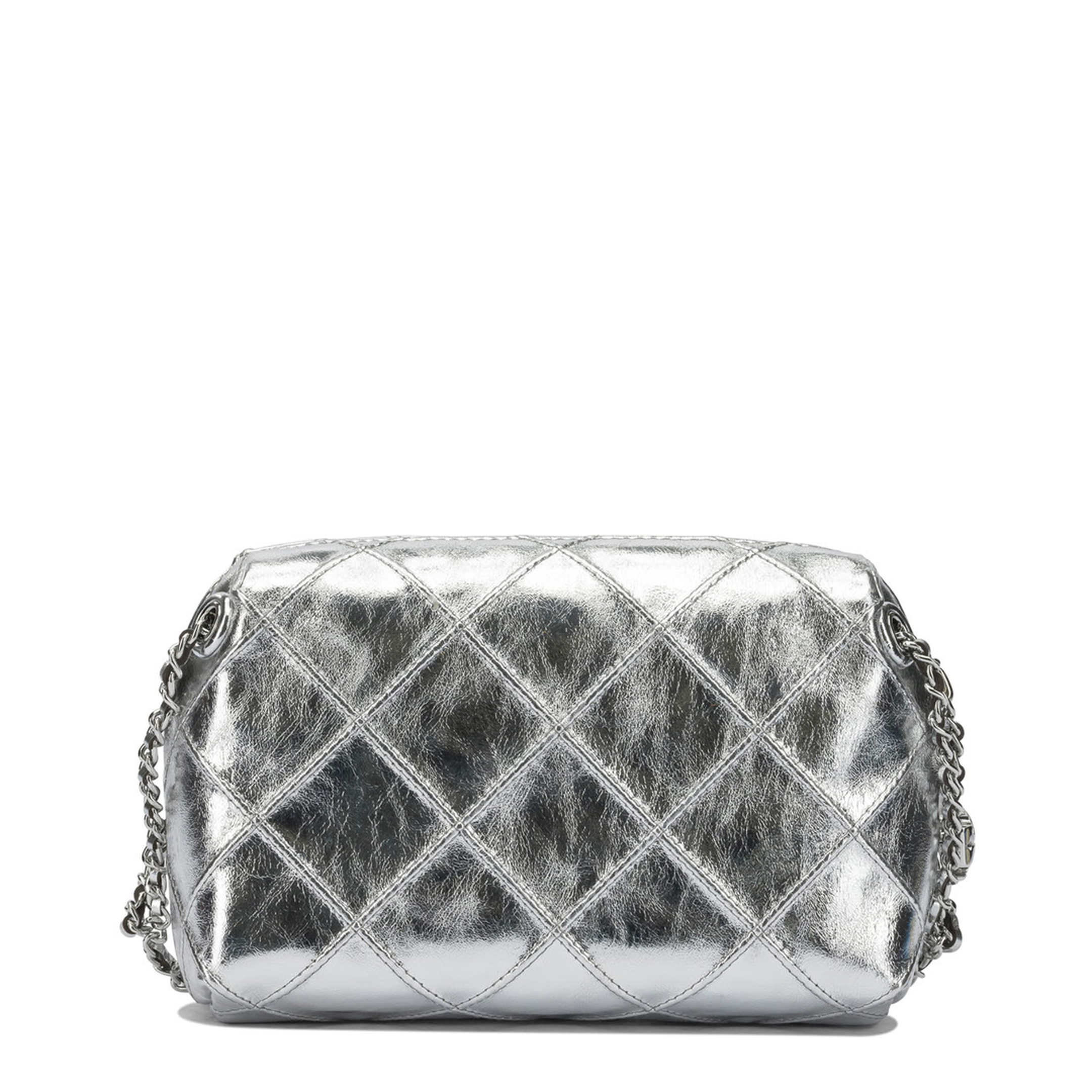 Fleming Metallic Leather Crossbody - Metallic Gold - Image 3