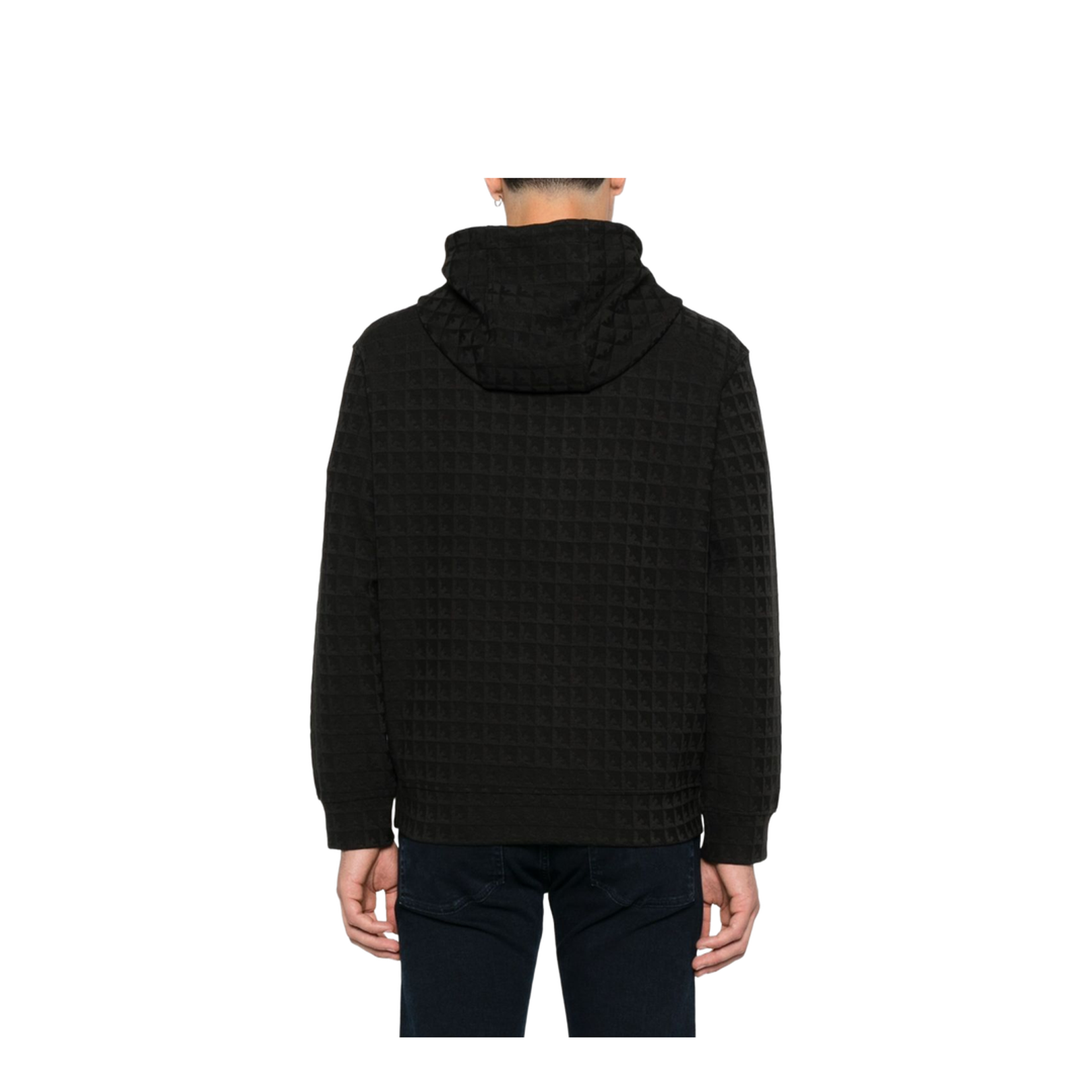 Lyocell-blend Jacquard Jersey Hooded Sweatshirt - Image 4