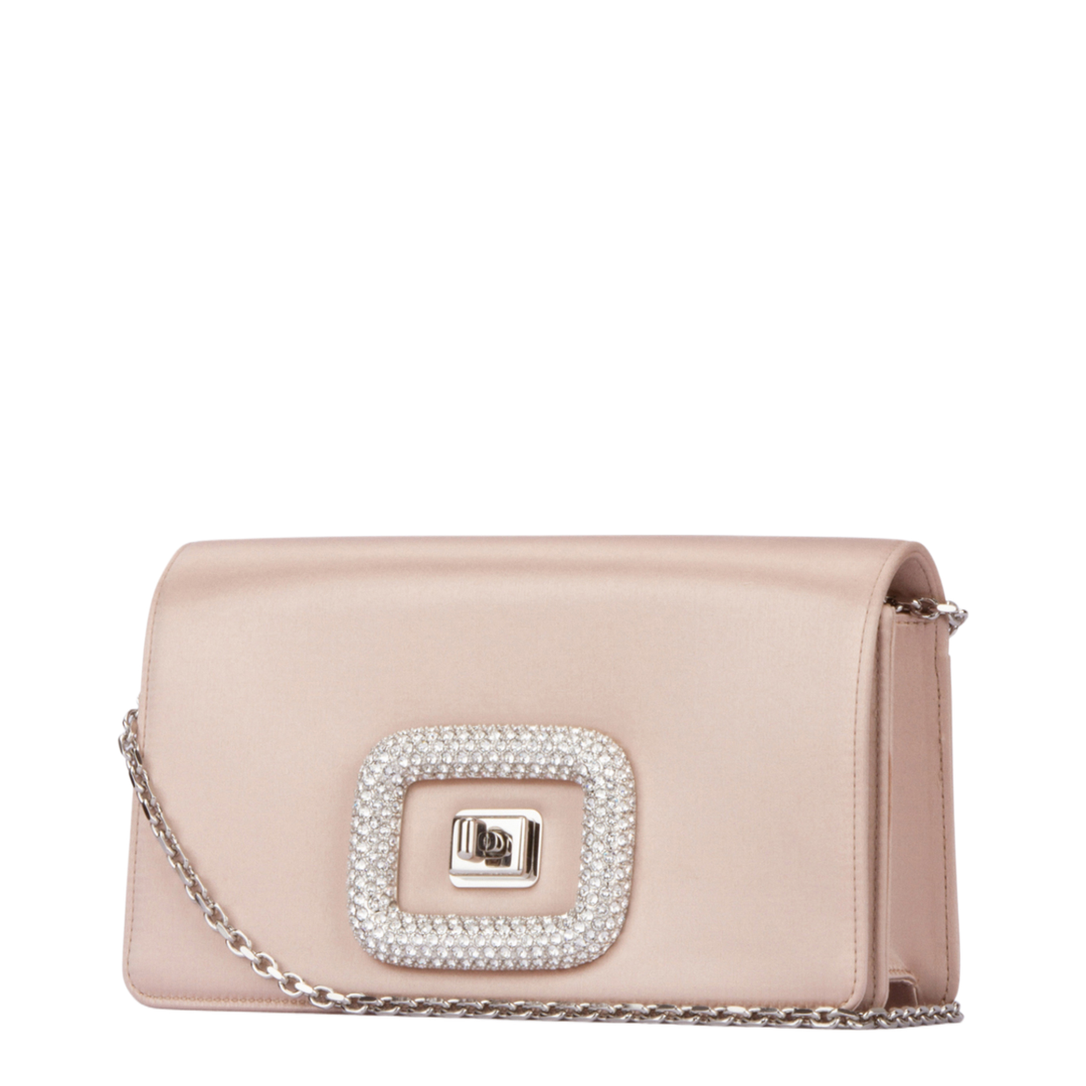 Viv' de Choc Satin Clutch - Light Pink - Image 5