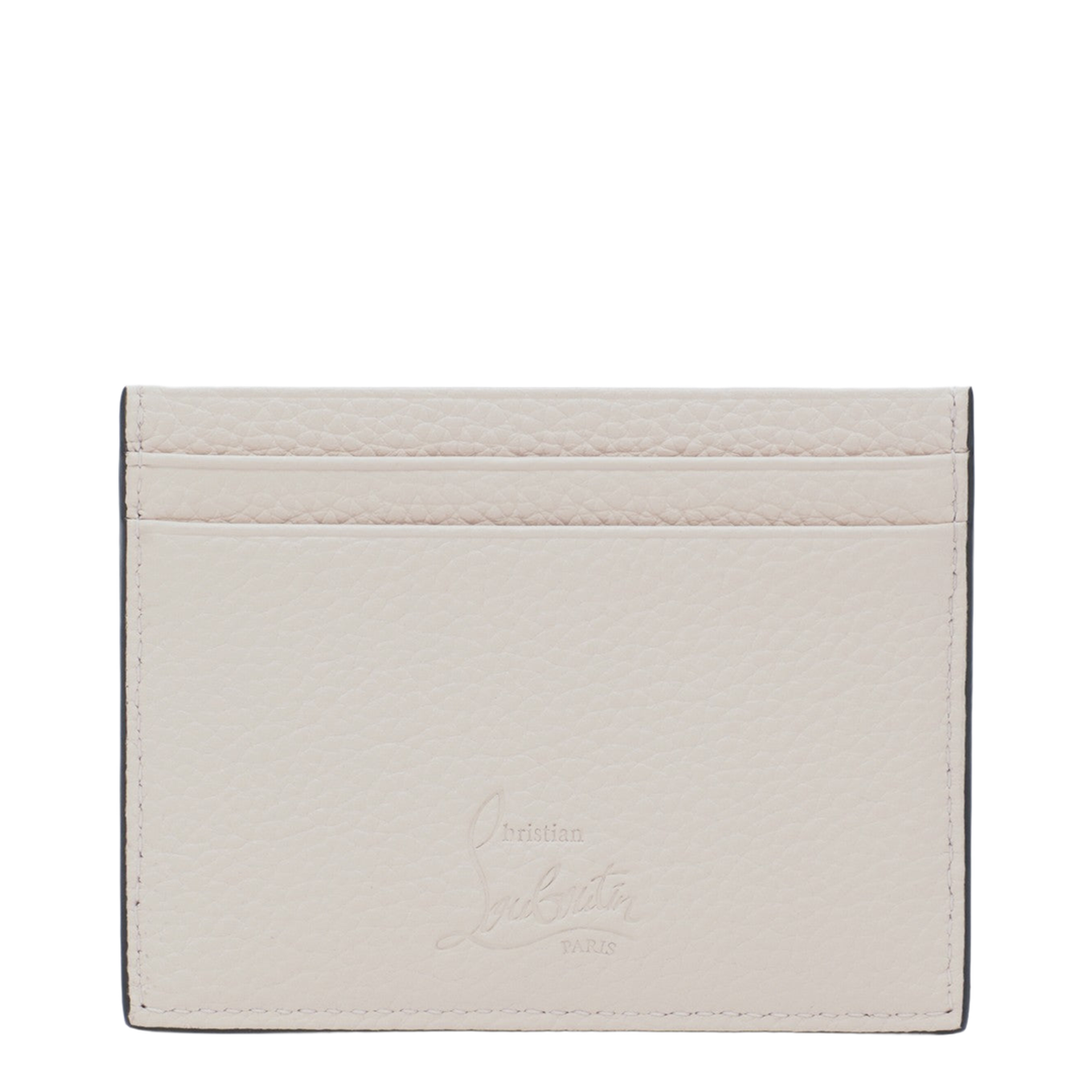 Kios Card Holder in Grained Calfskin and Spikes - Image 2