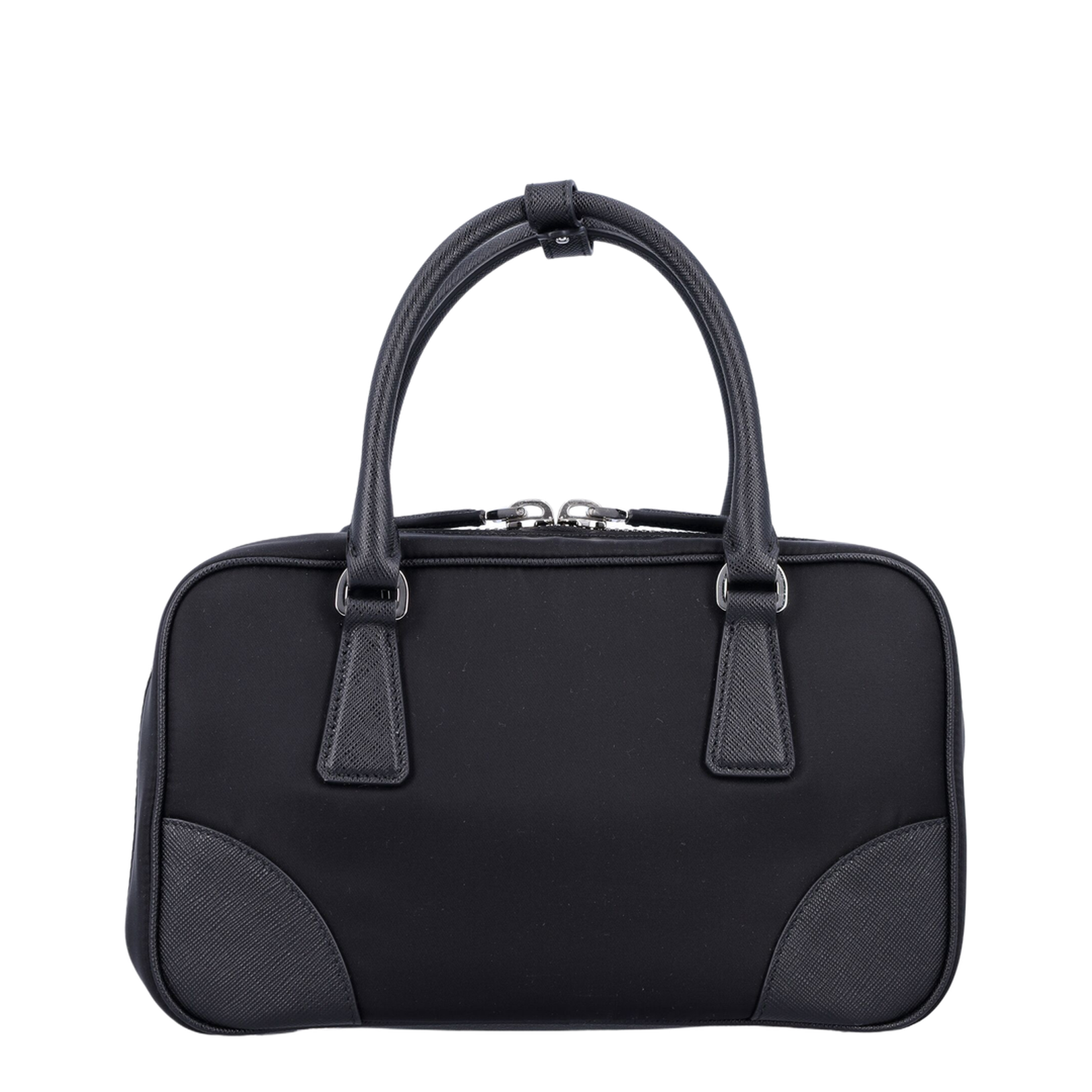 Re-Edition 1978 Mini Nylon & Leather Two-Handle Bag - Nero1 - Image 4