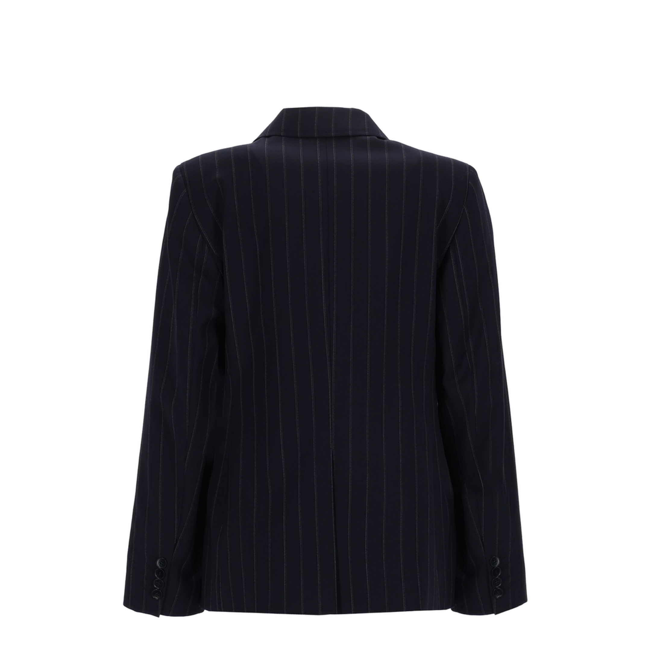 Pinstripe Double-Breasted Blazer - Image 3