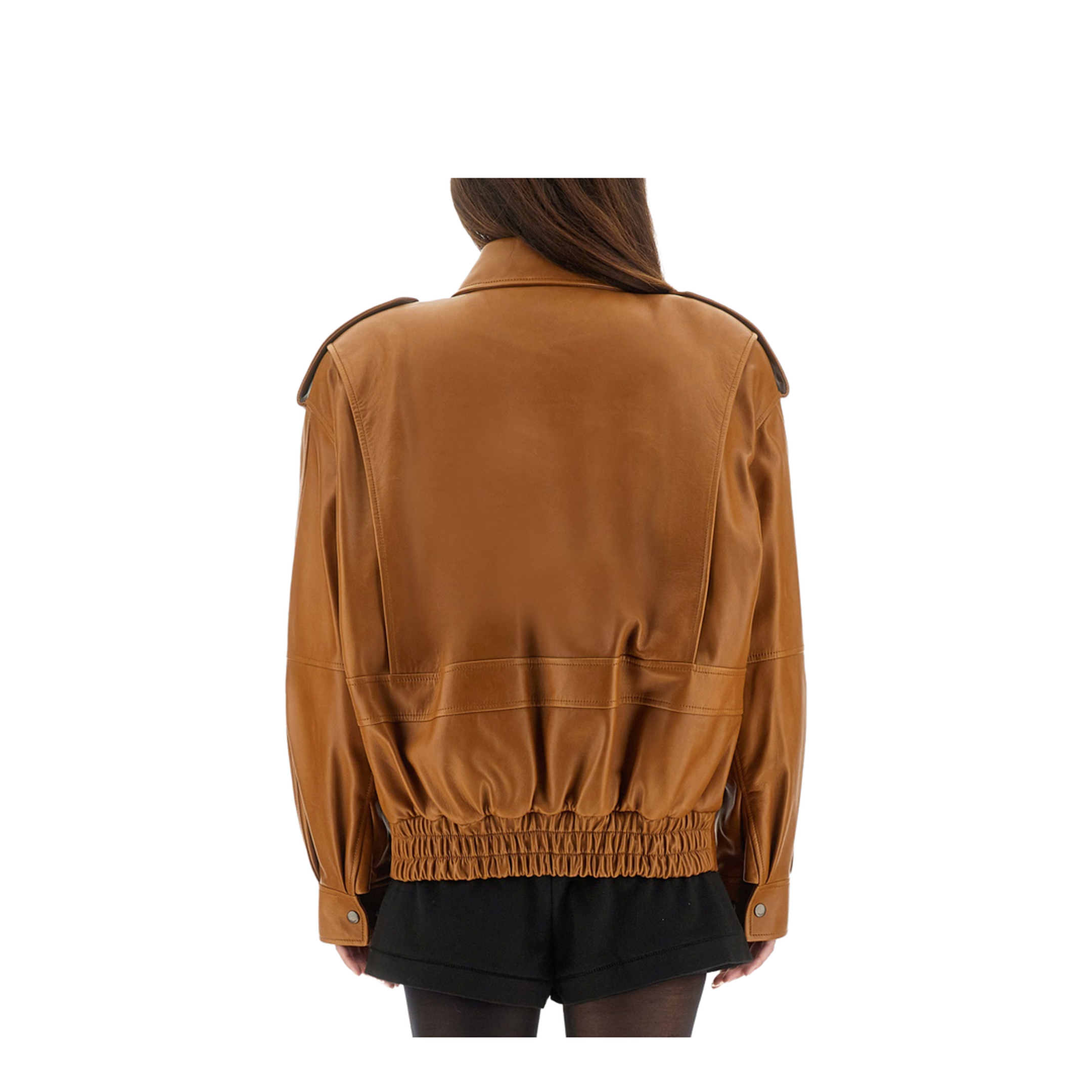 Oversized Leather Jacket - Image 3