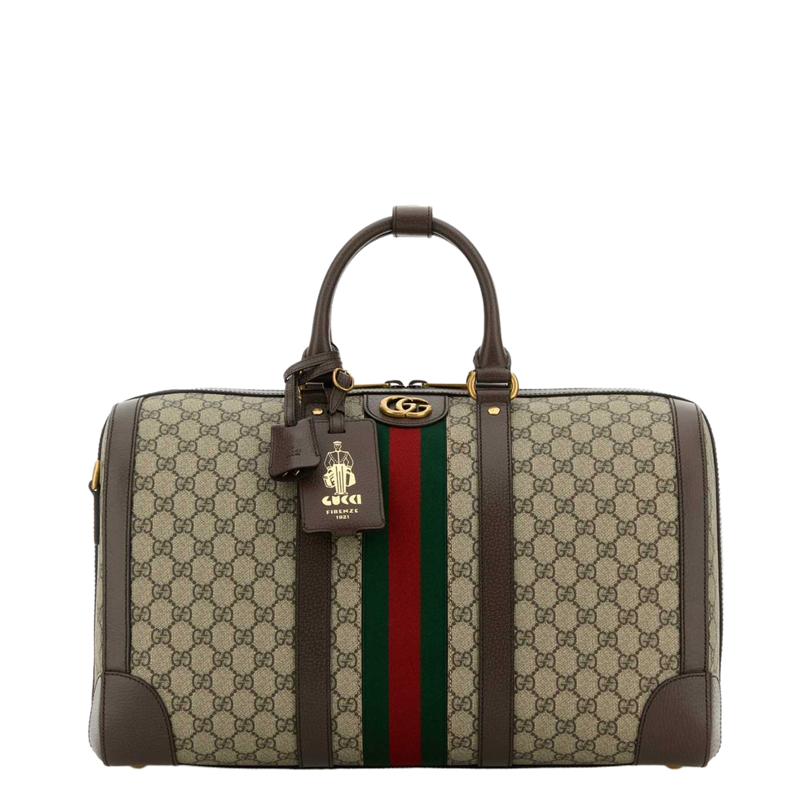 Savoy Medium Canvas Duffle Bag - Beige - Image 4