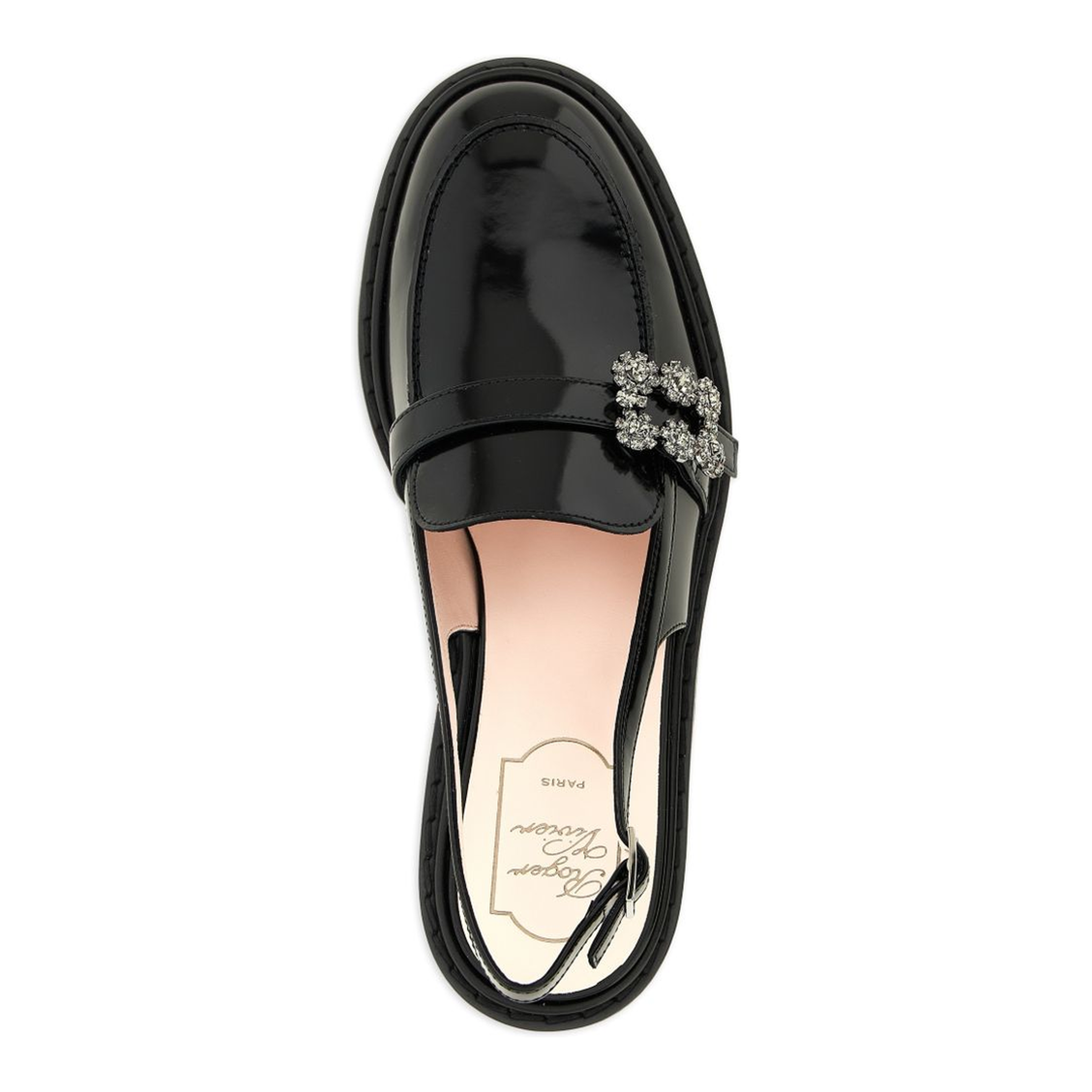 Rangers Black Slingback Loafers - Image 3