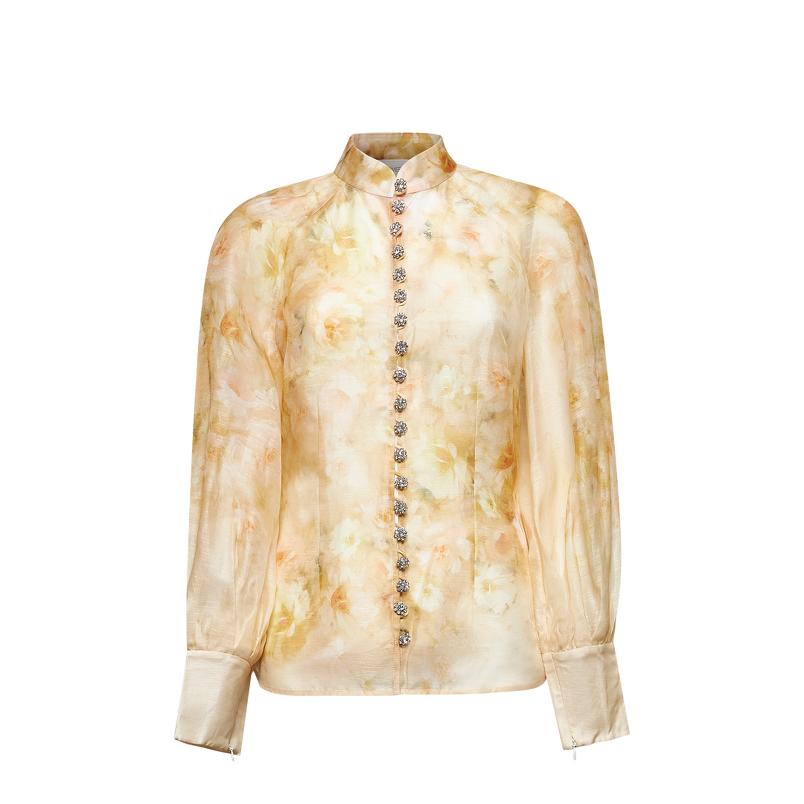 Crush Printed Linen Shirt - Image 1