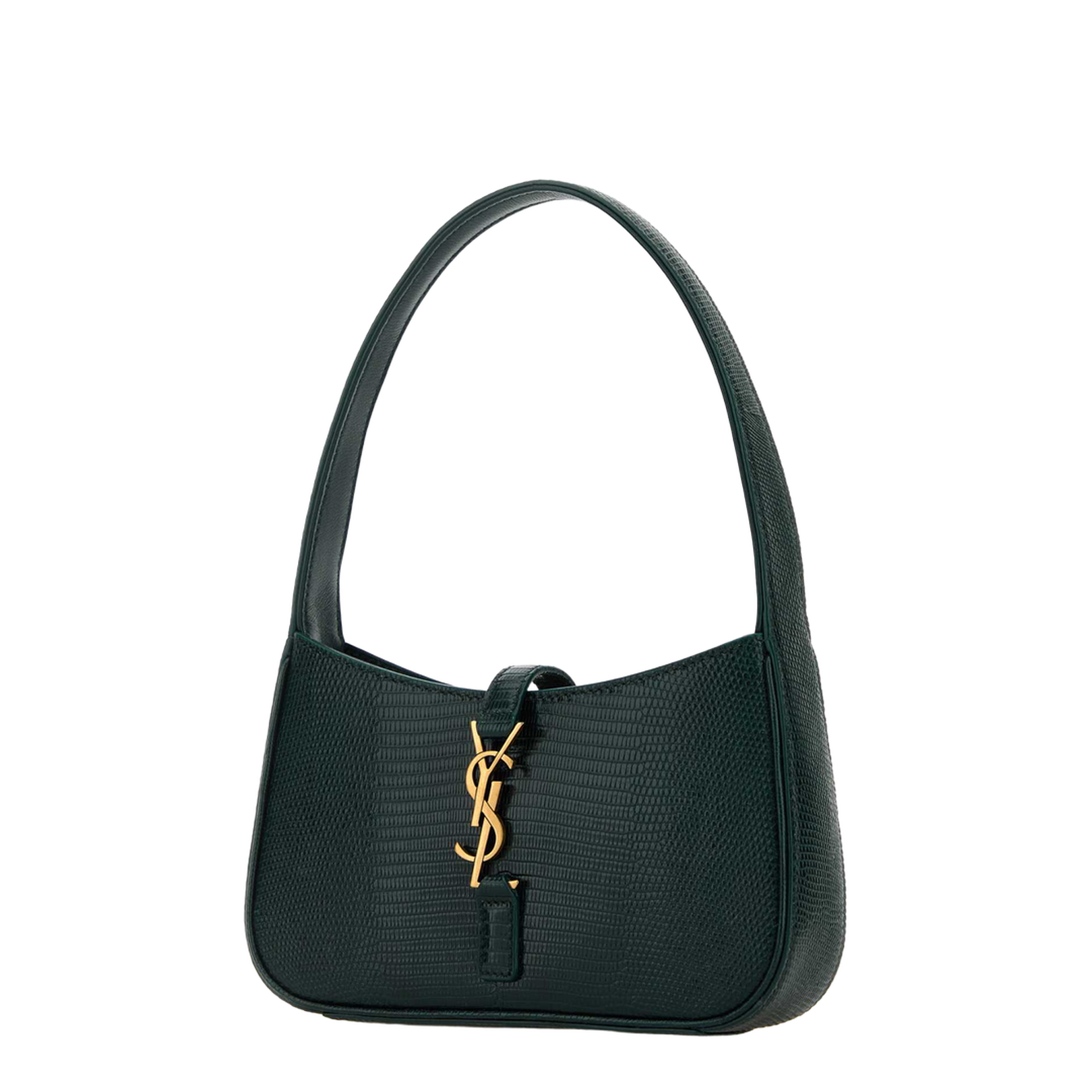 Le 5 à 7 Mini Leather Shoulder Bags - Bottle Green - Image 2