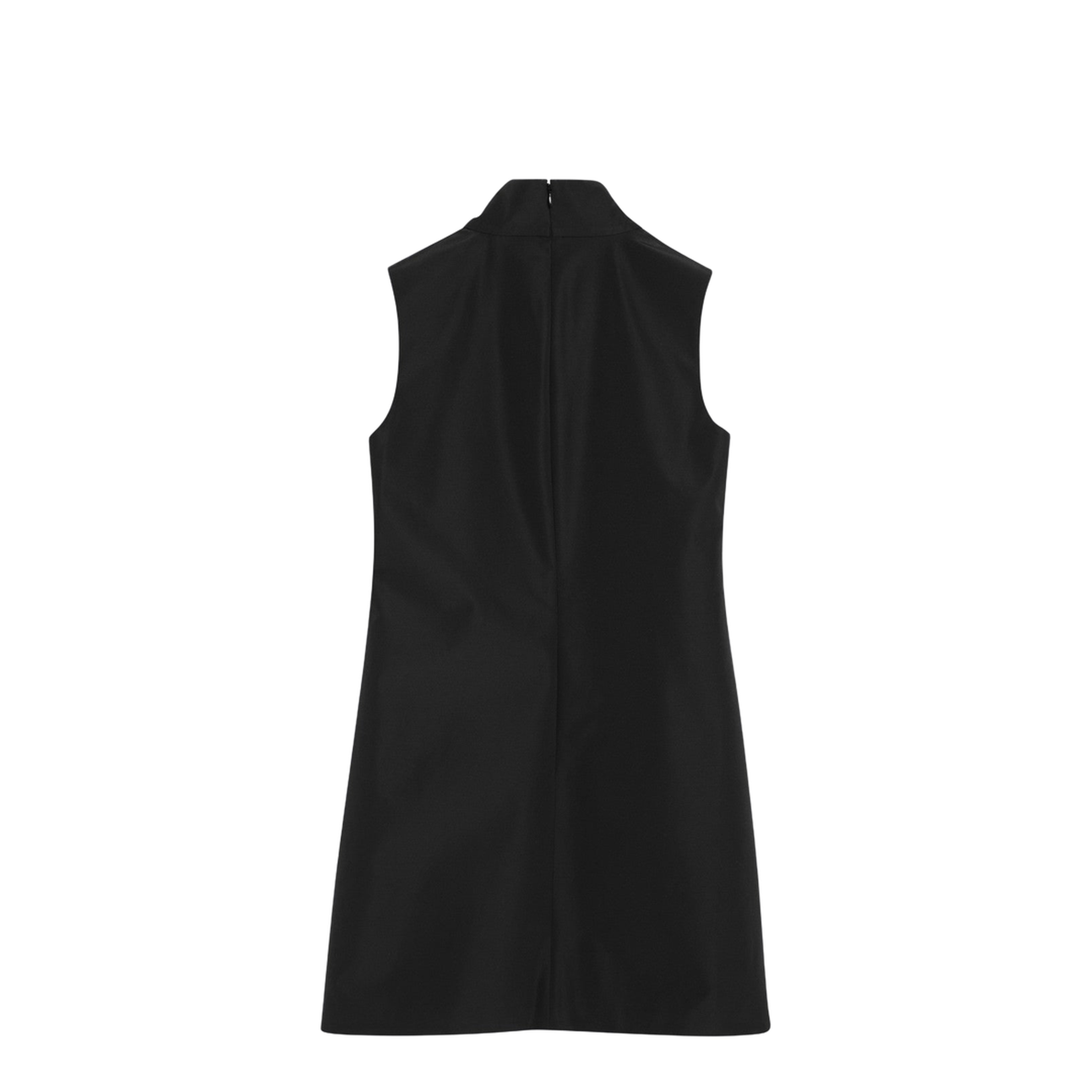 Black Mini Dress With Bow - Image 2
