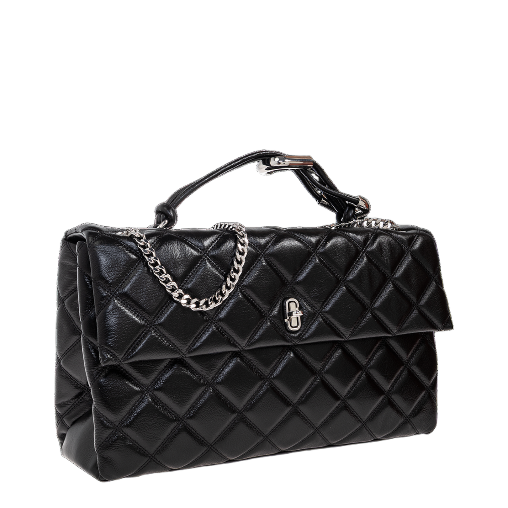 Quilted XL Dual Convertible Shoulder Bag - Image 4