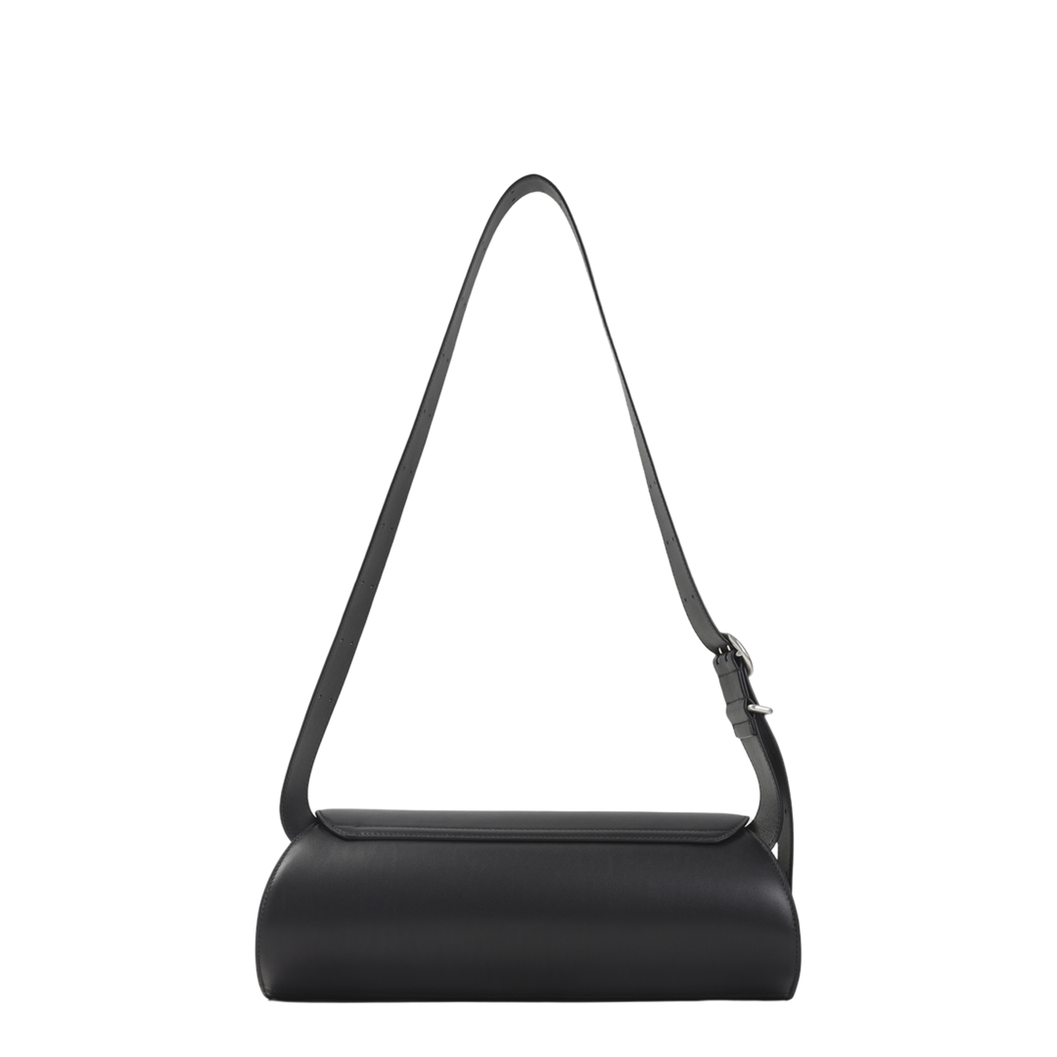 Cannolo Grande Calf Leather Bag - Black - Image 4