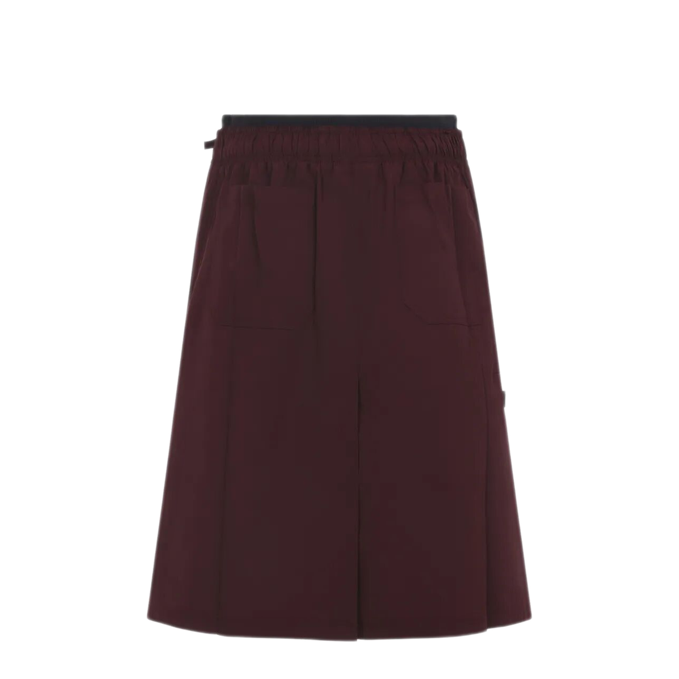 Drawstring Poplin Midi Skirt - Image 2