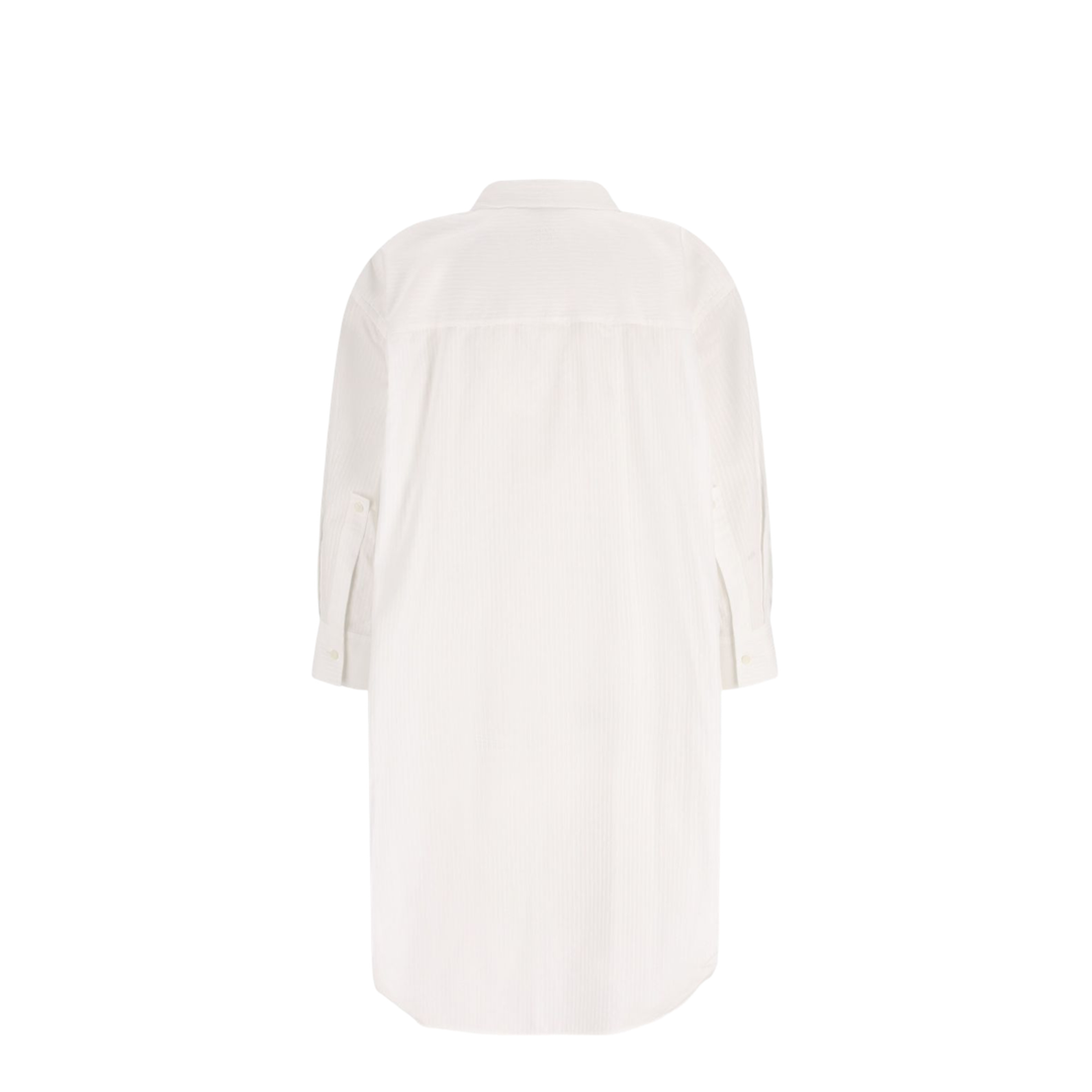 Draped Cotton Dress - Image 3