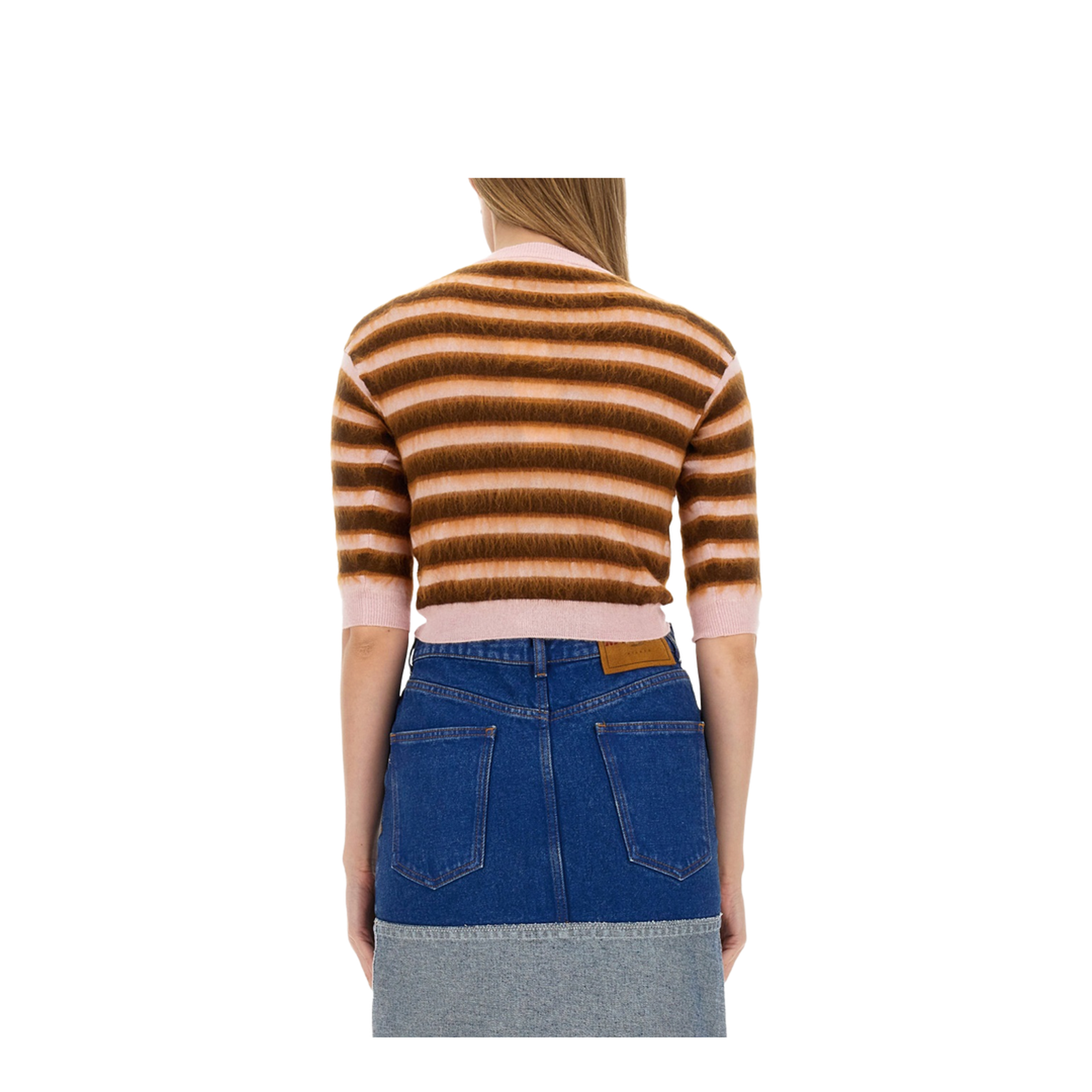 Cardigan with Stripe Pattern - Image 4