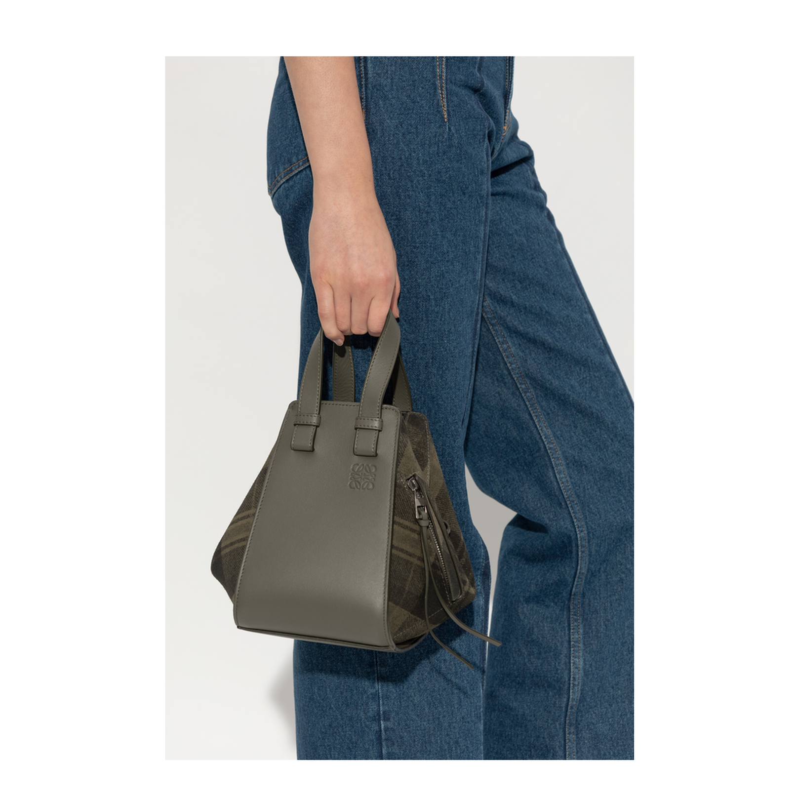 Hammock Handbag Khaki Green - Image 2