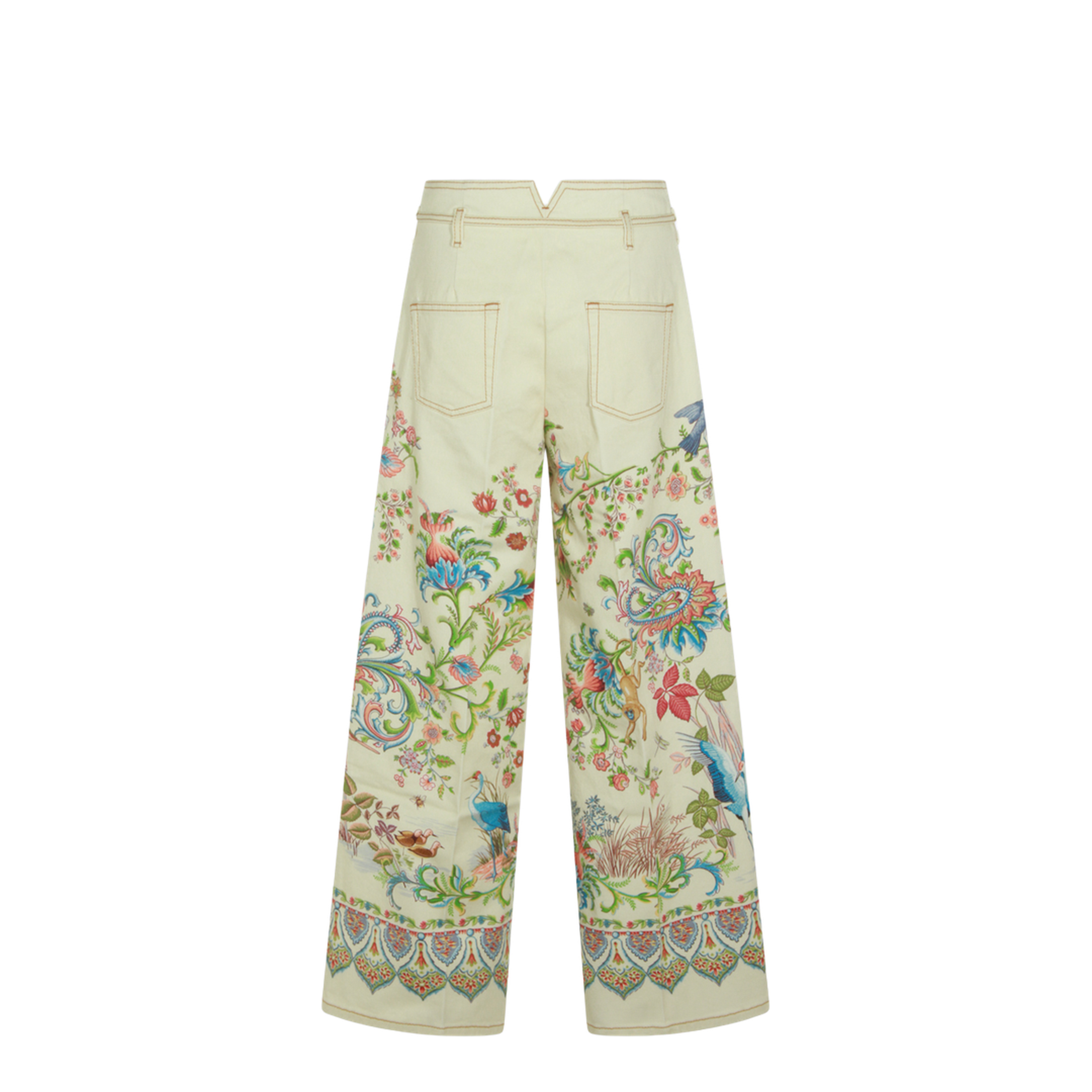 Women's Multicolor Pattern Jeans - Image 4