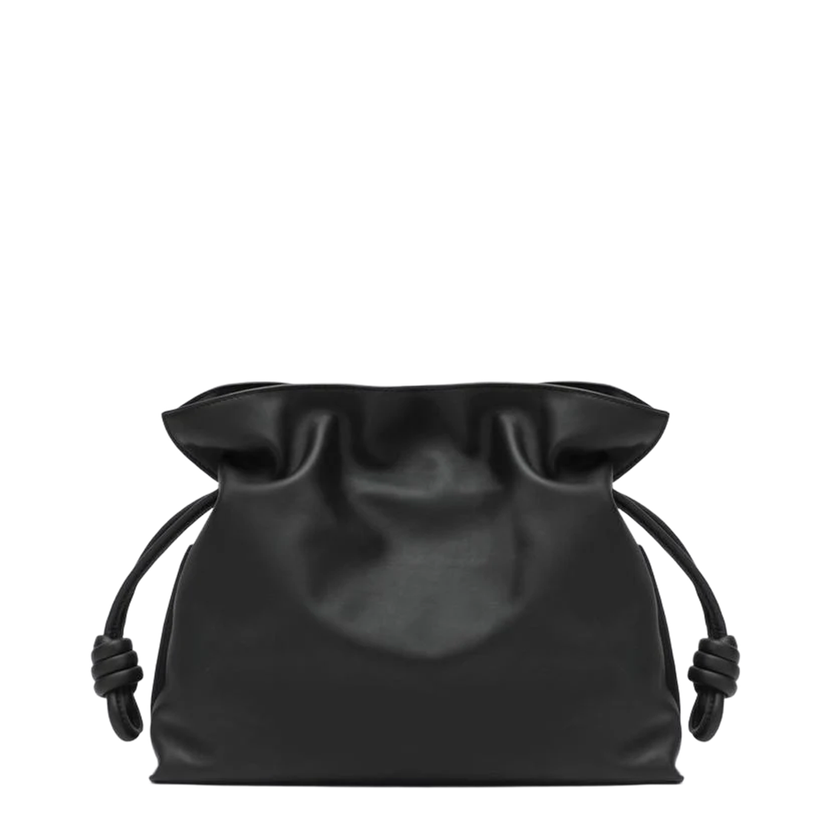 Medium Flamenco Clutch Bag Black Burgundy - Image 2