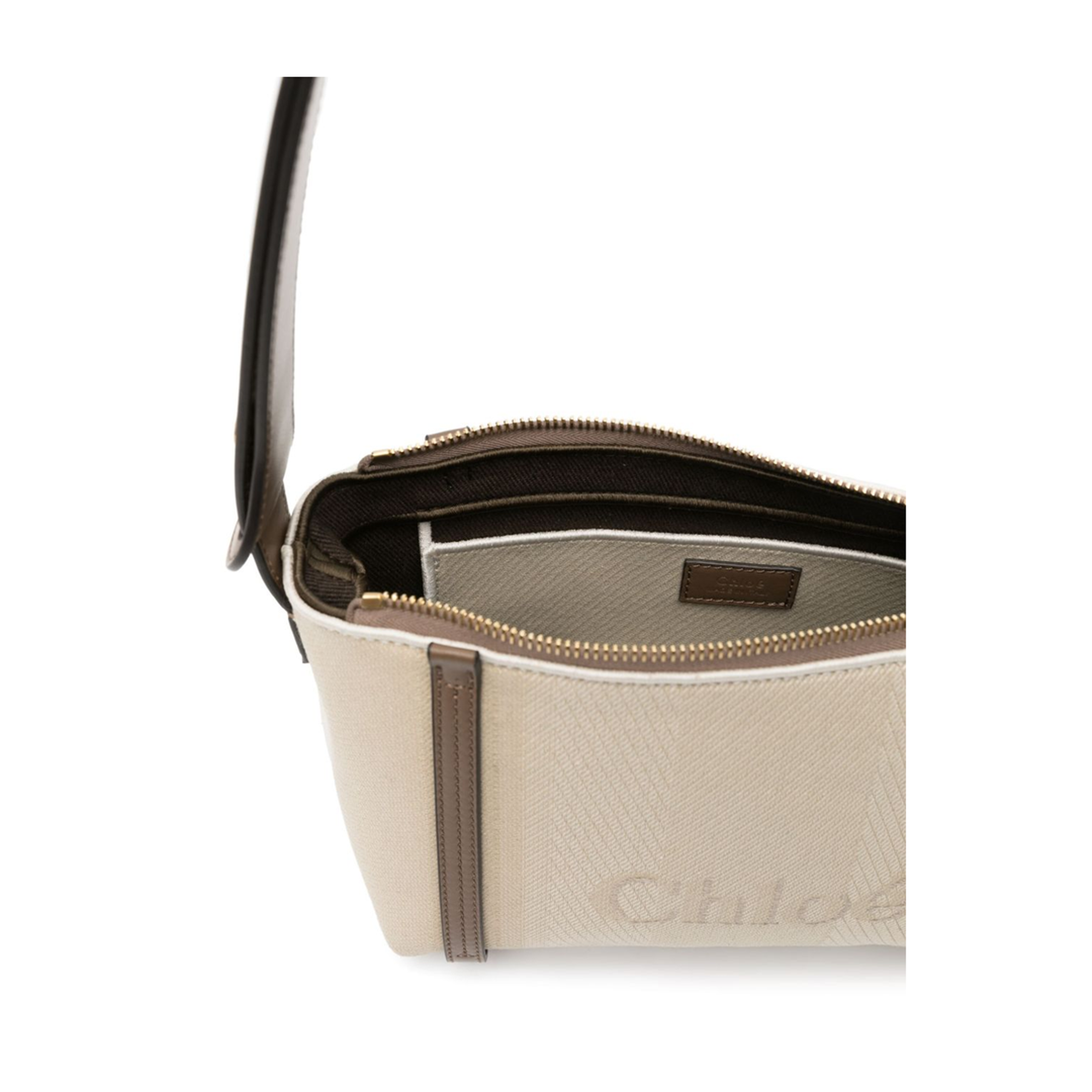 Carry Small Canvas Shoulder Bag - Vegetal Beige - Image 2