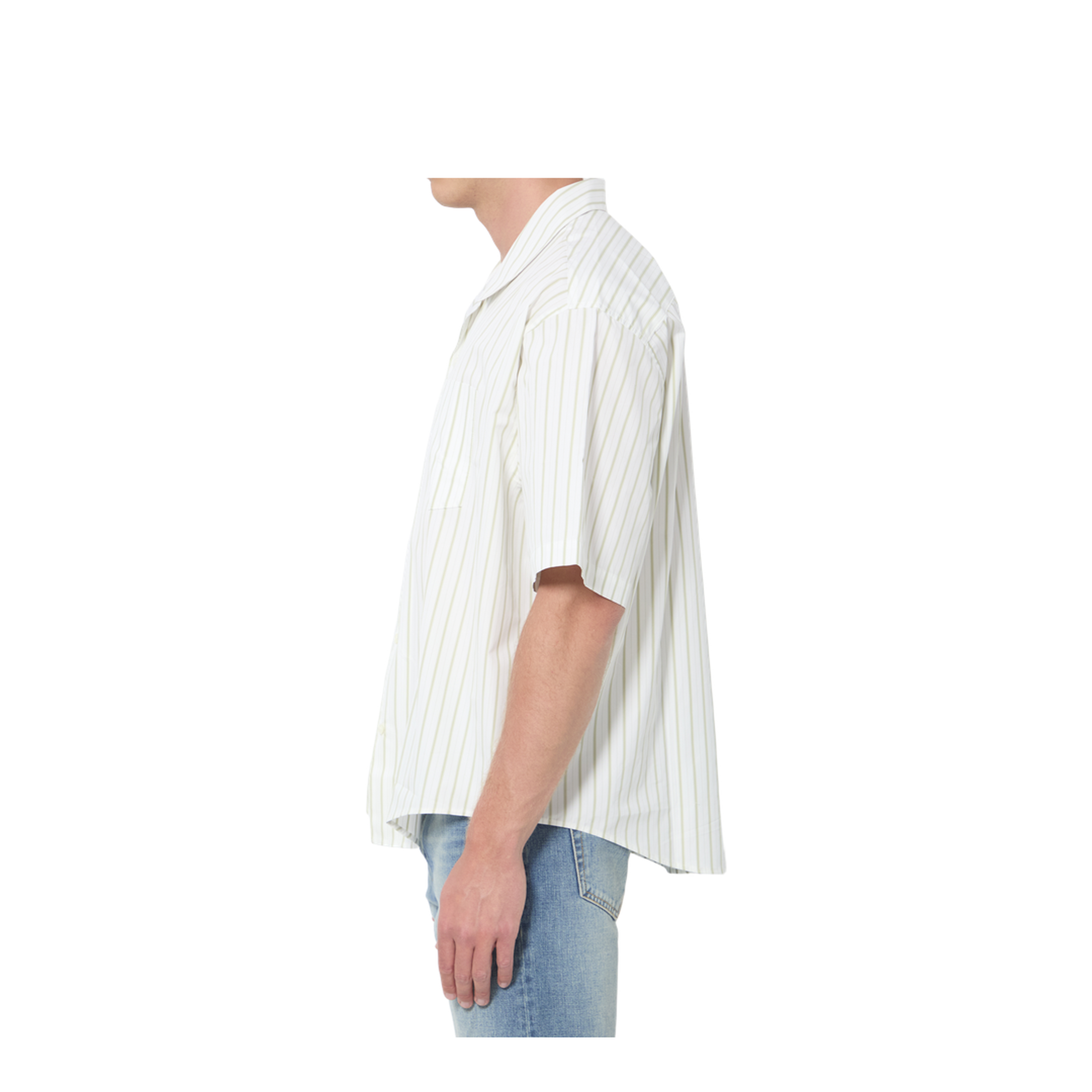 Striped Boxy Shirt - Image 3