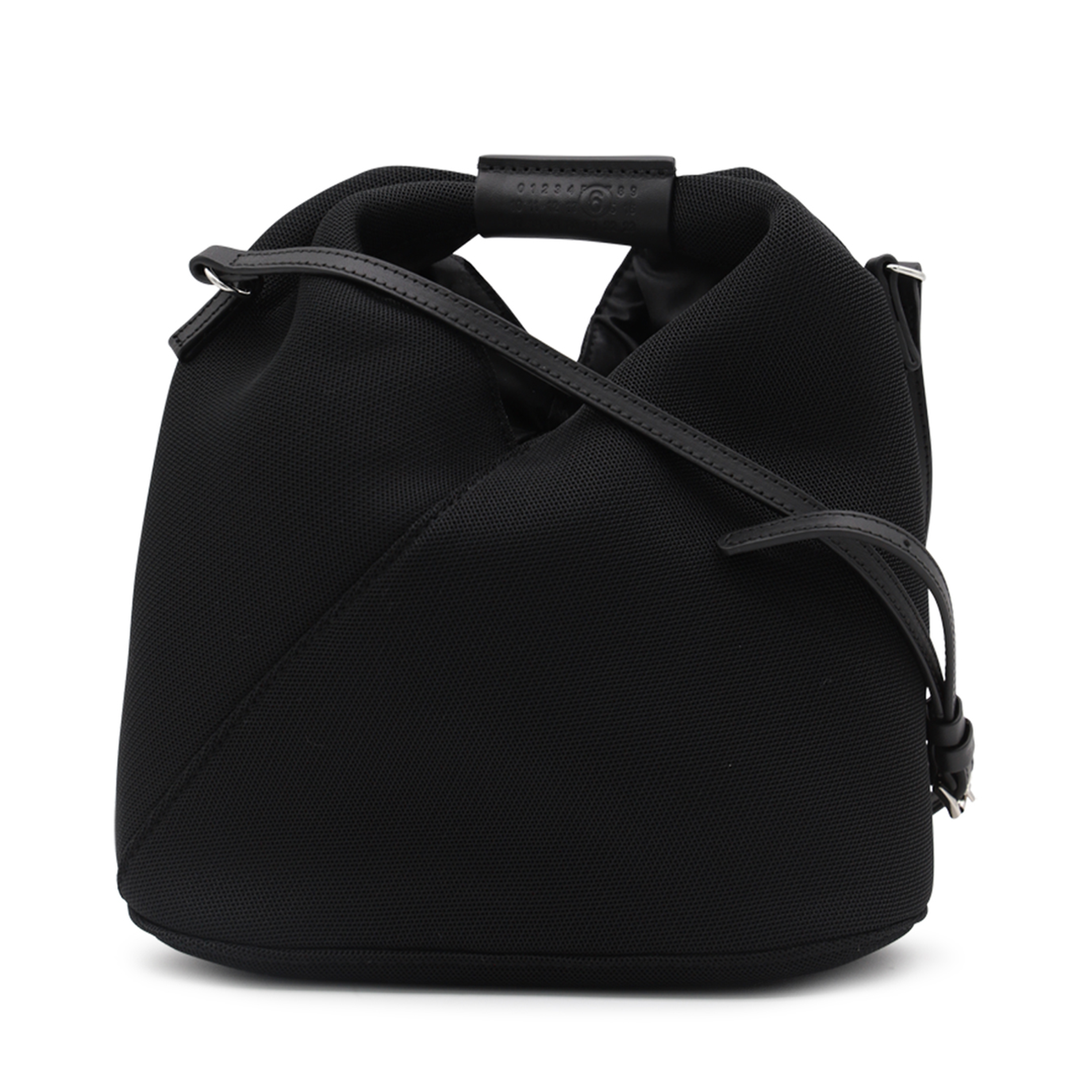 MM6 Knit Mesh Crossbody - Black - Image 1