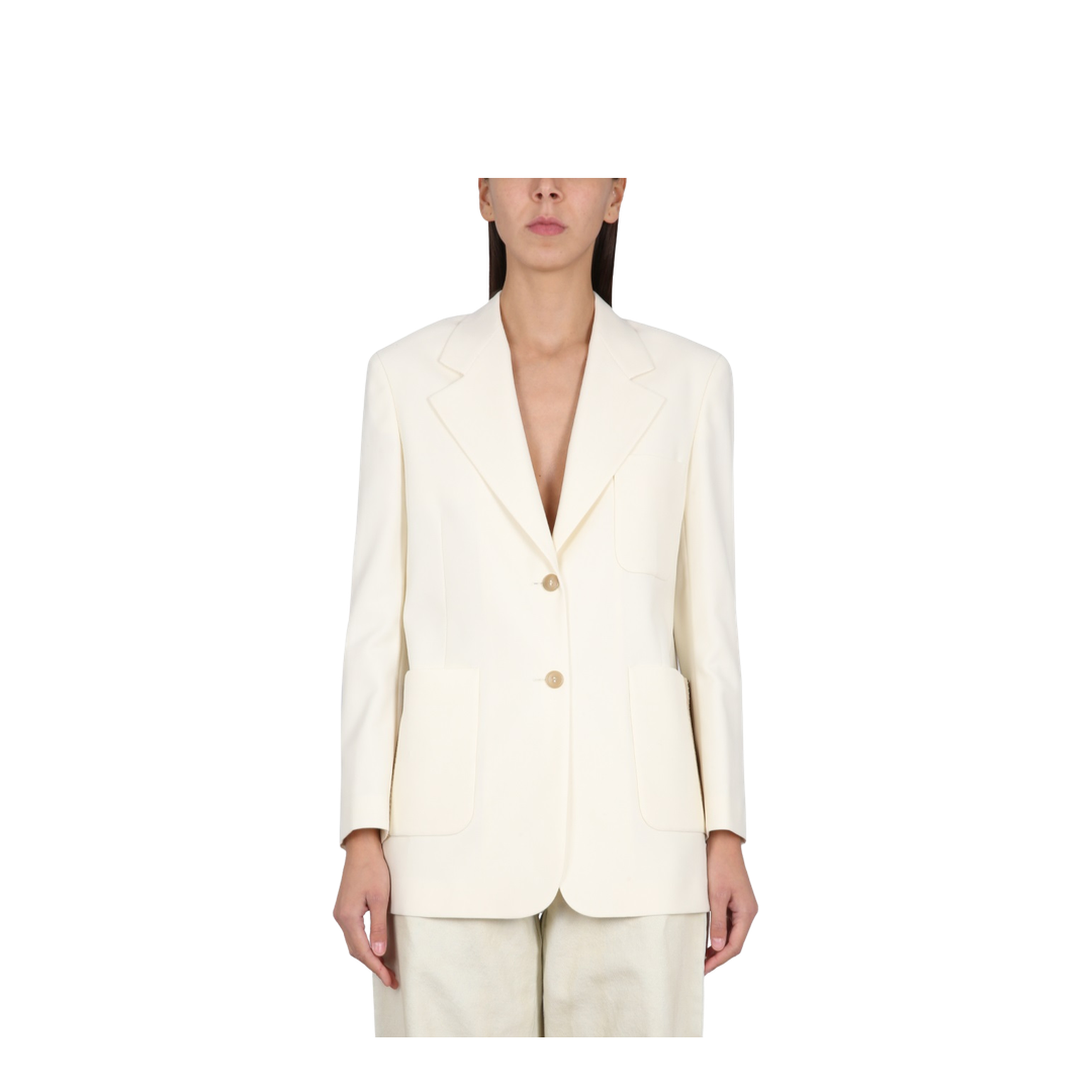 Blazer with Knit Detail - Image 1
