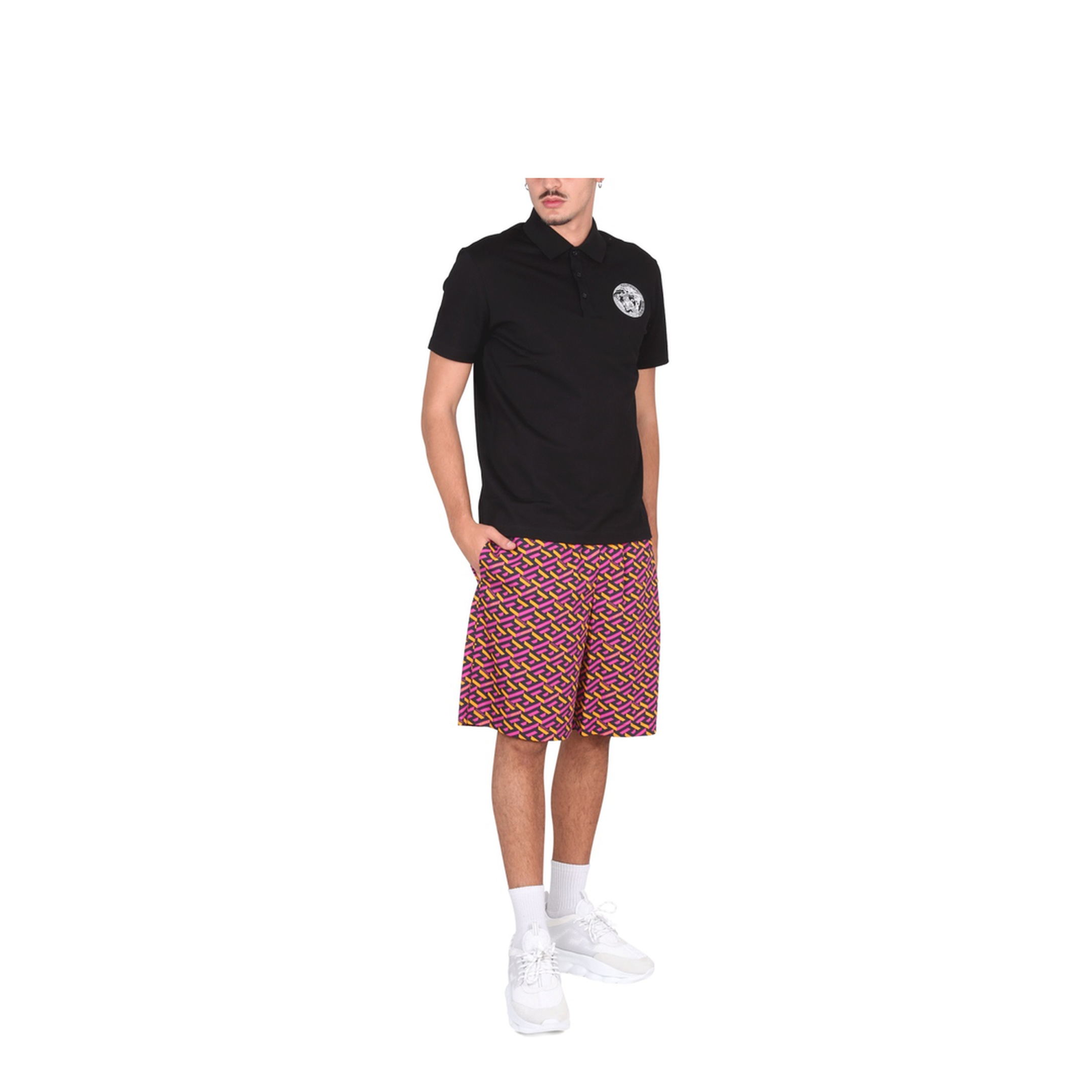 Bermuda with Logo Print - Image 2