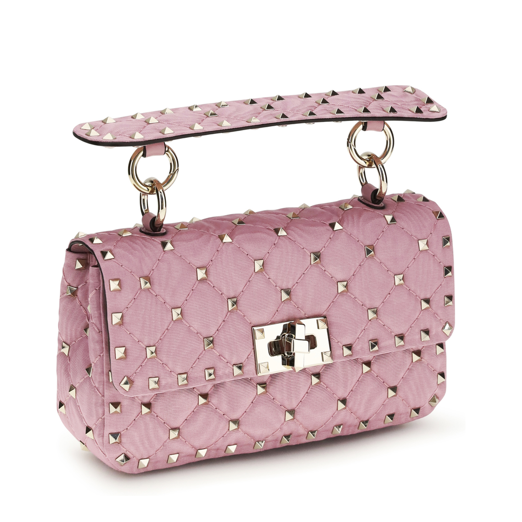 Rockstud Spike Leather Shoulder Bag - Image 2
