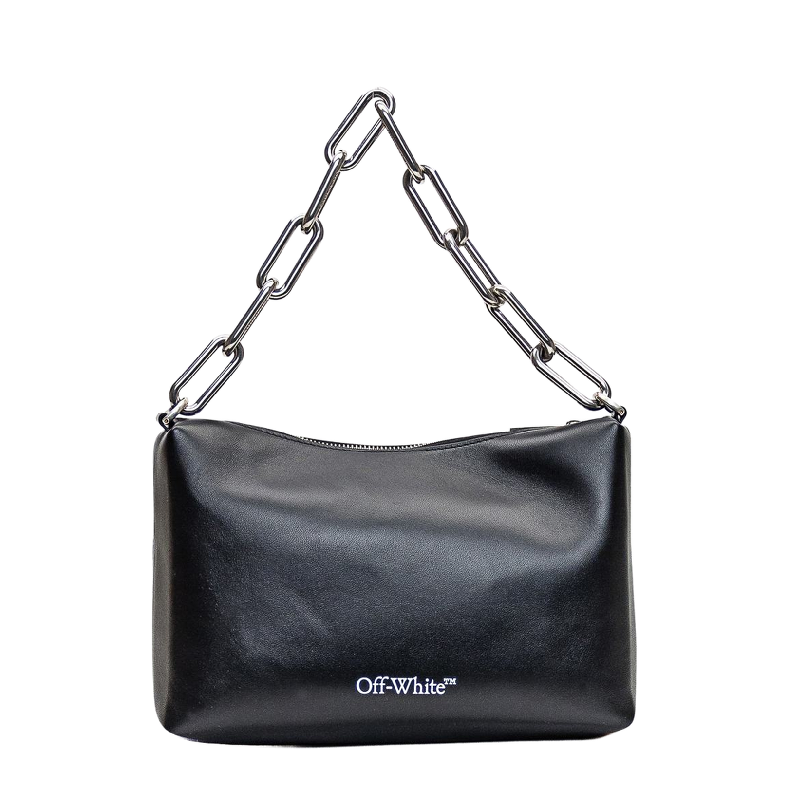 Logo Print Leather Tote Bag - Image 3