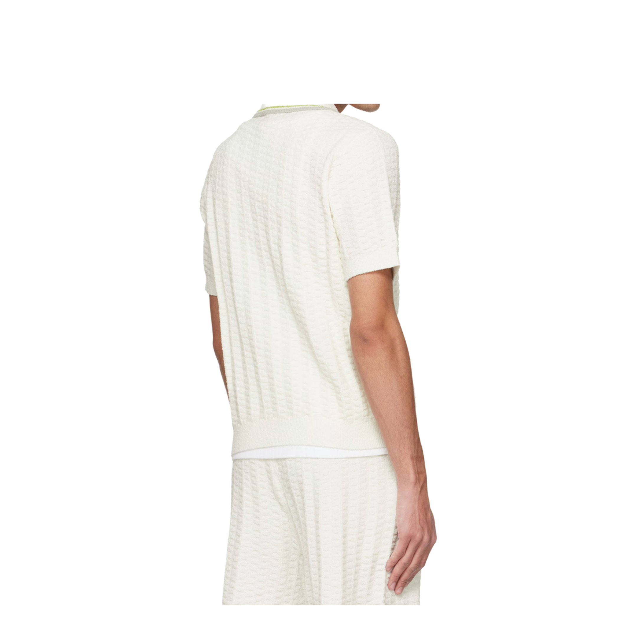 Tennis Bouclé Polo Shirt - Image 3
