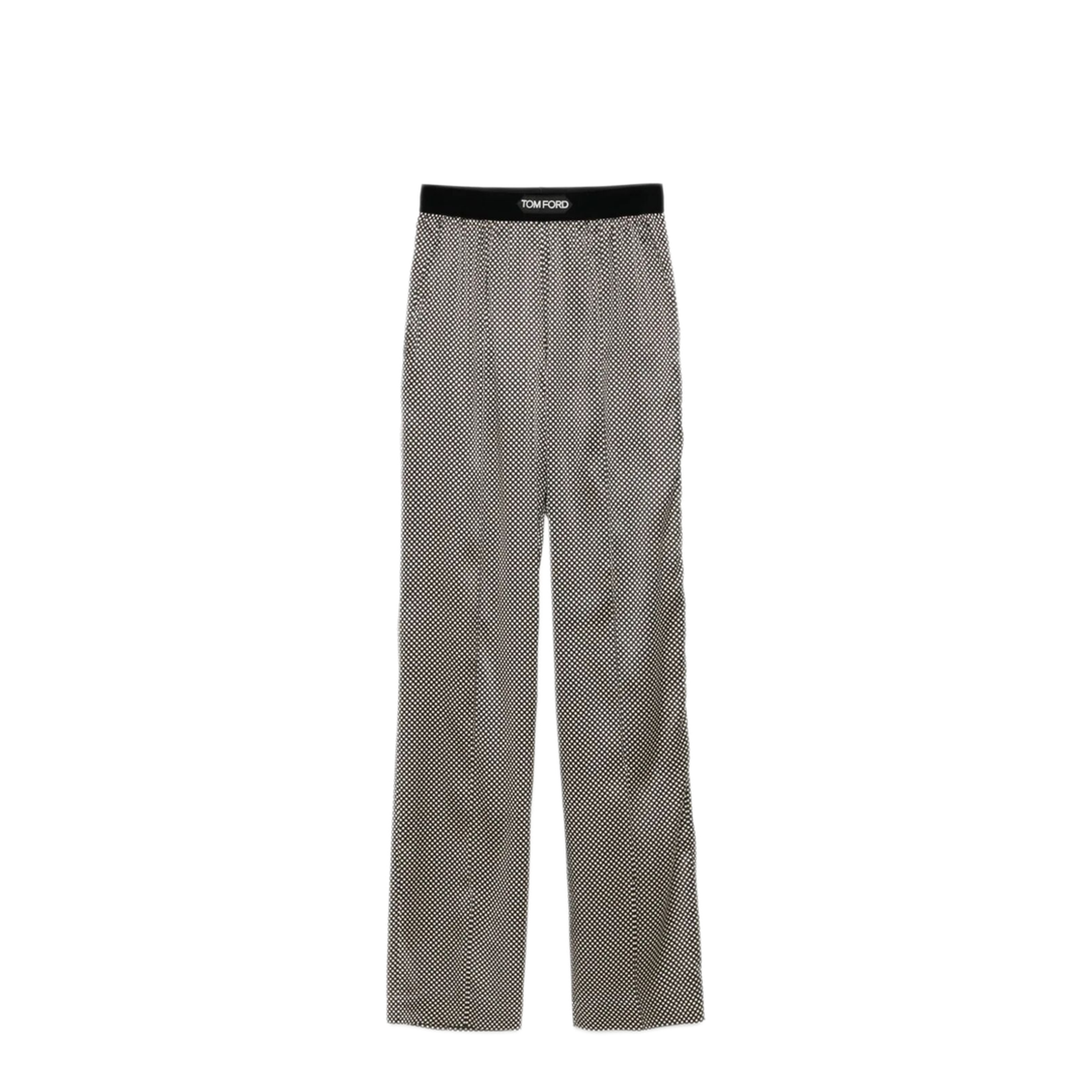 Polka Dot Signature Silk PJ Pants - Image 1